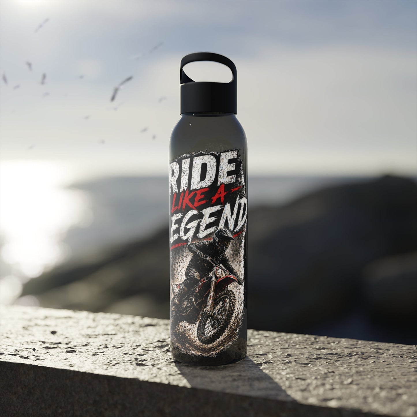 Ride Like a Legend Motocross Sports Bottle - SJM Print Store