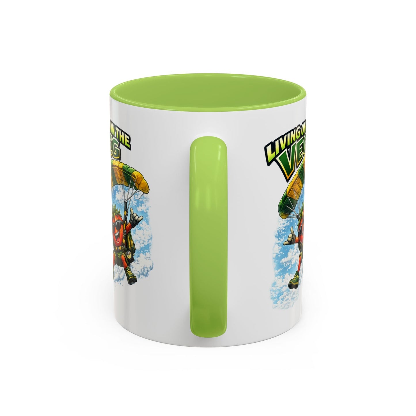 Sky Diving Tomato Mug - SJM Print Store