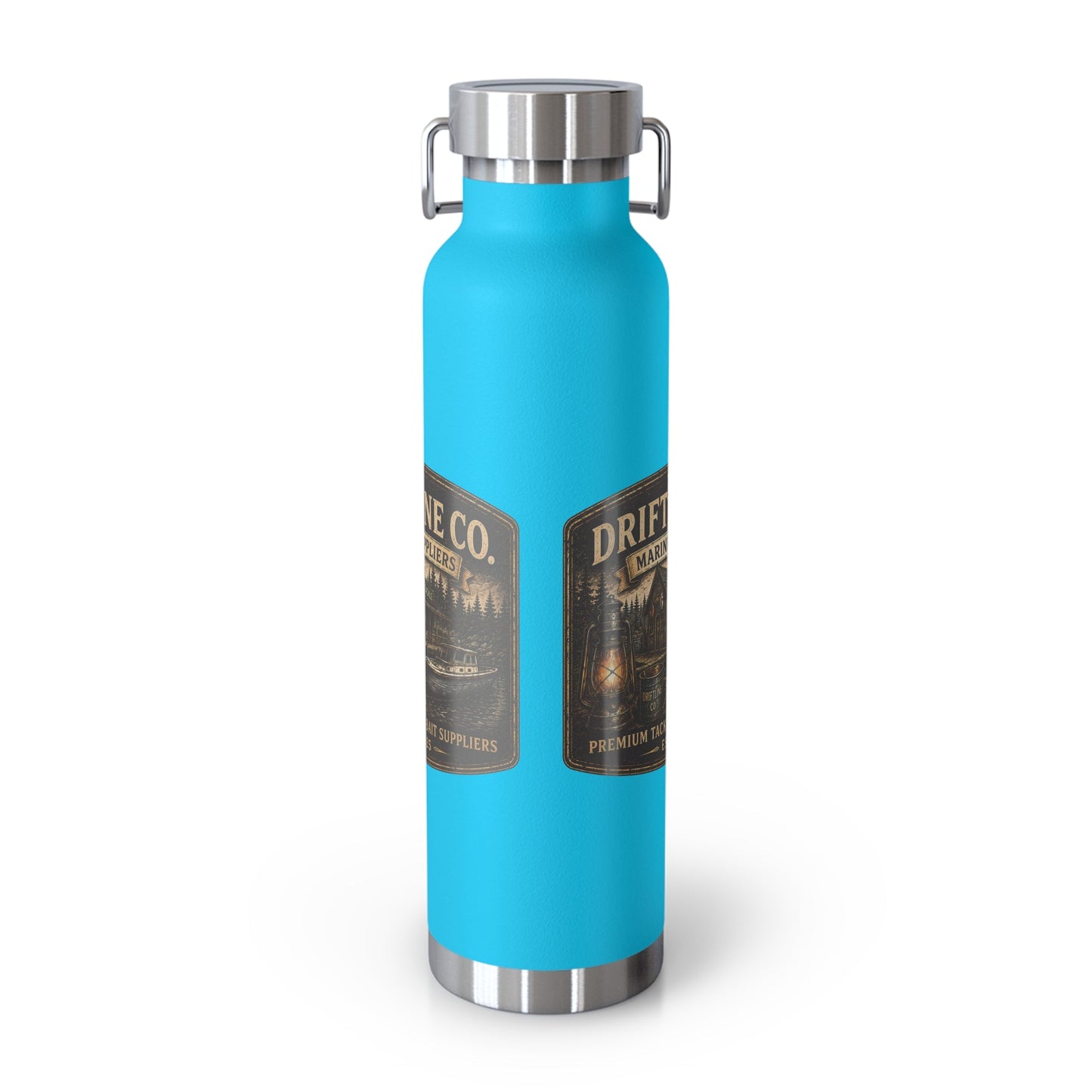 The Driftline Company Marine Suppliers Premium Tackle & Bait Insulated Stainless Steel Flask - SJM Print Store