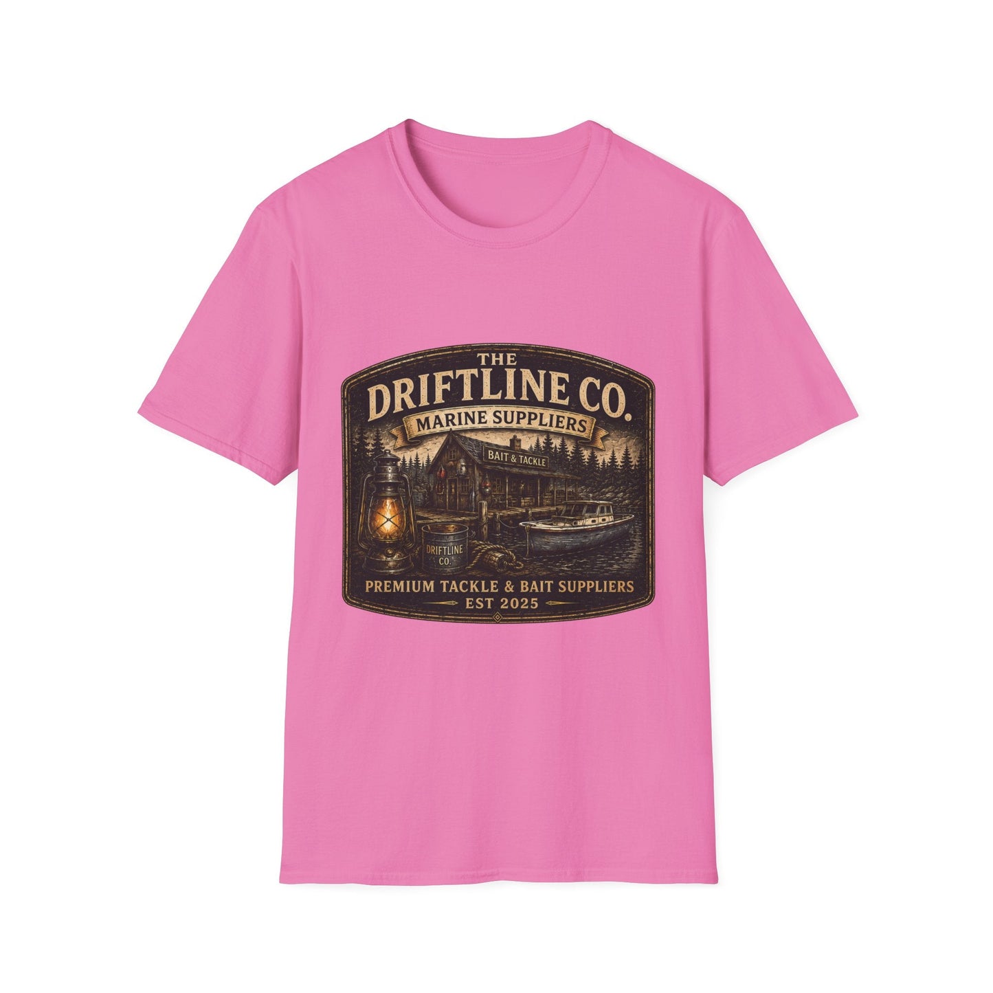 The Driftline Company Marine Suppliers Premium Tackle & Bait Premium Unisex T-Shirt - SJM Print Store
