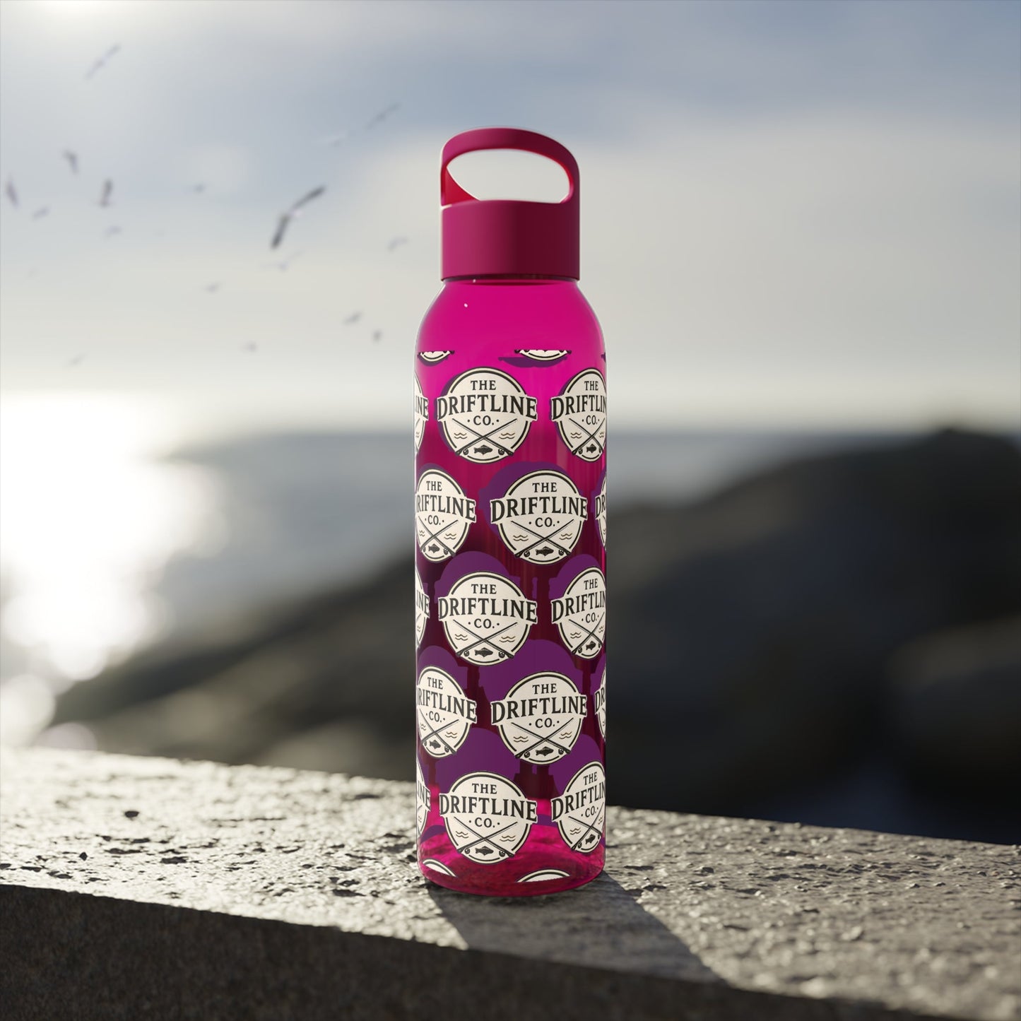 The Driftline Company Vintage Logo Water Bottle - SJM Print Store