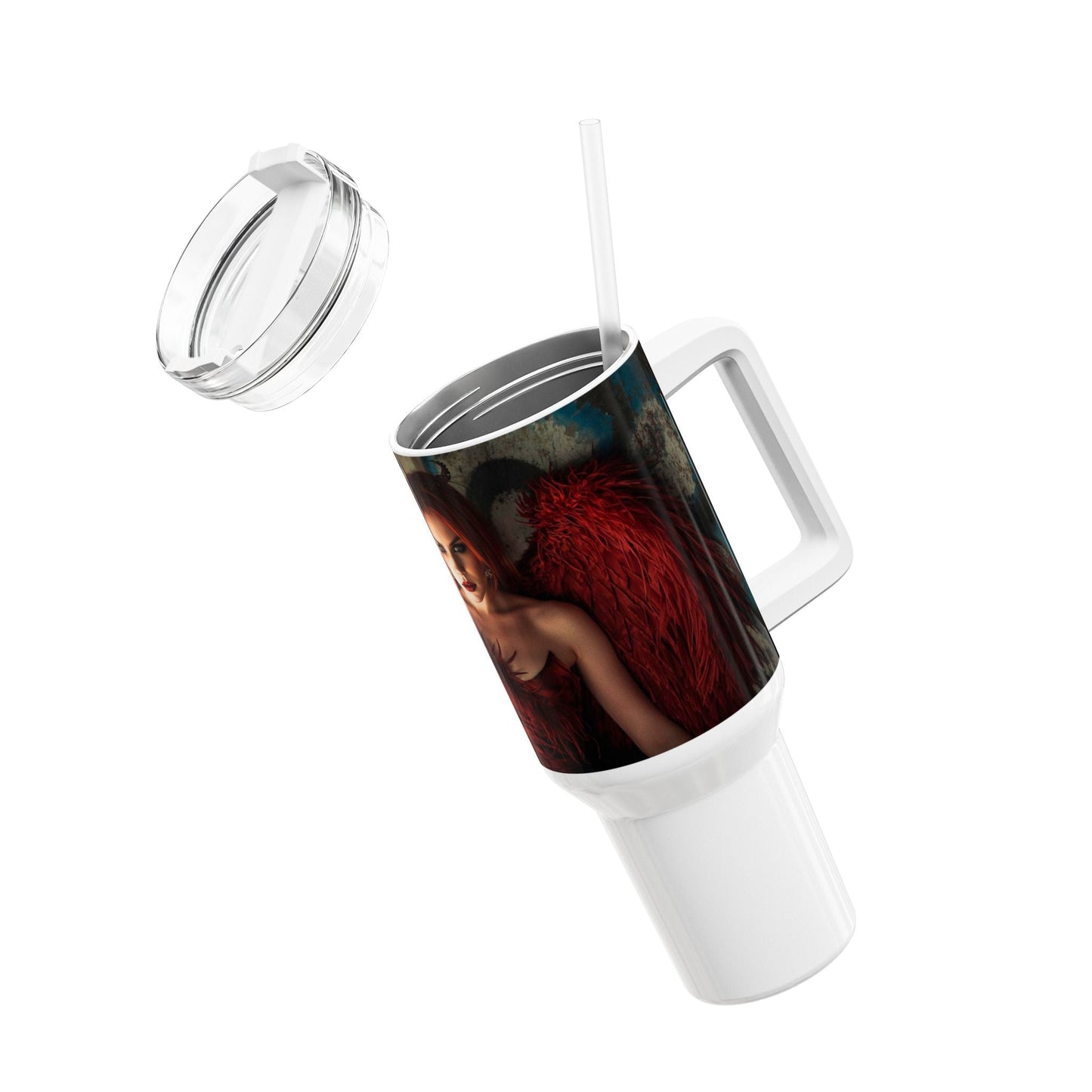 The Lonesome Gods Angel Insulated Mug - SJM Print Store