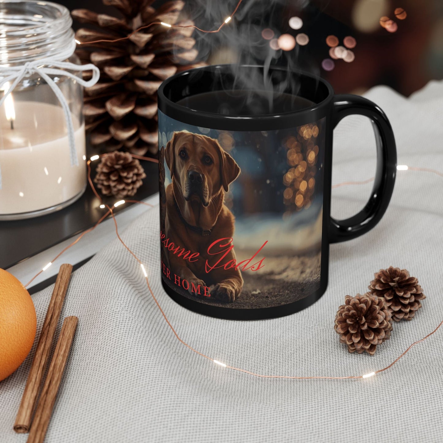 The Lonesome Gods - Forever Home for Christmas - Mug - SJM Print Store