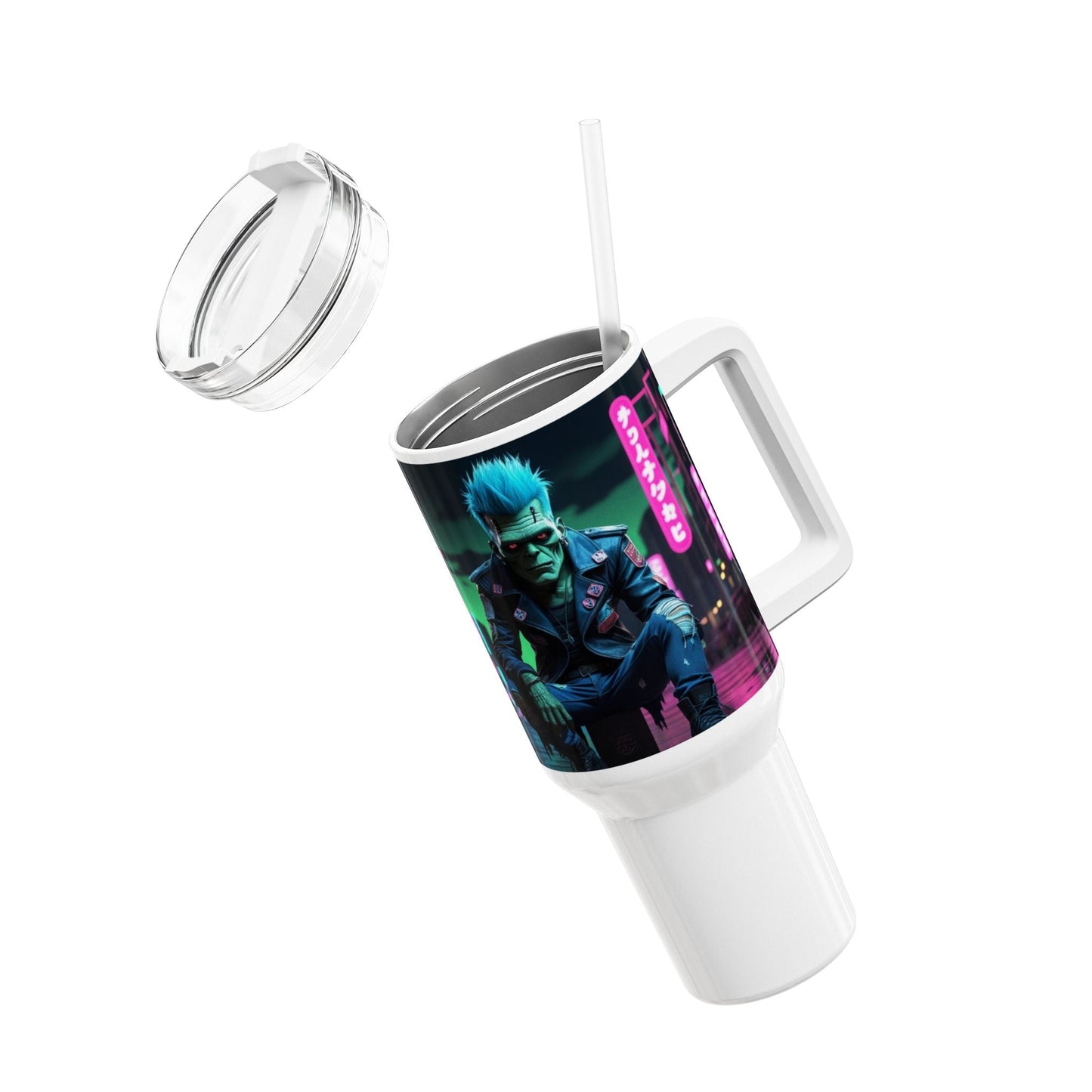 Travel Tumbler - Unique Gothic Art Design - 40oz Insulated Mug - SJM Print Store