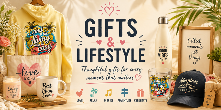 Gifts and lifestyle collection banner 
