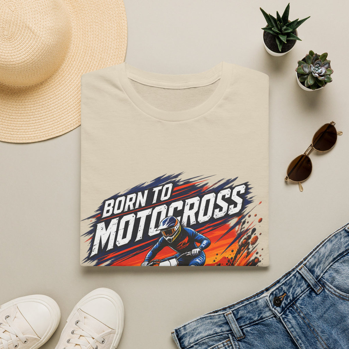 Born to Motocross Unisex Graphic Tee