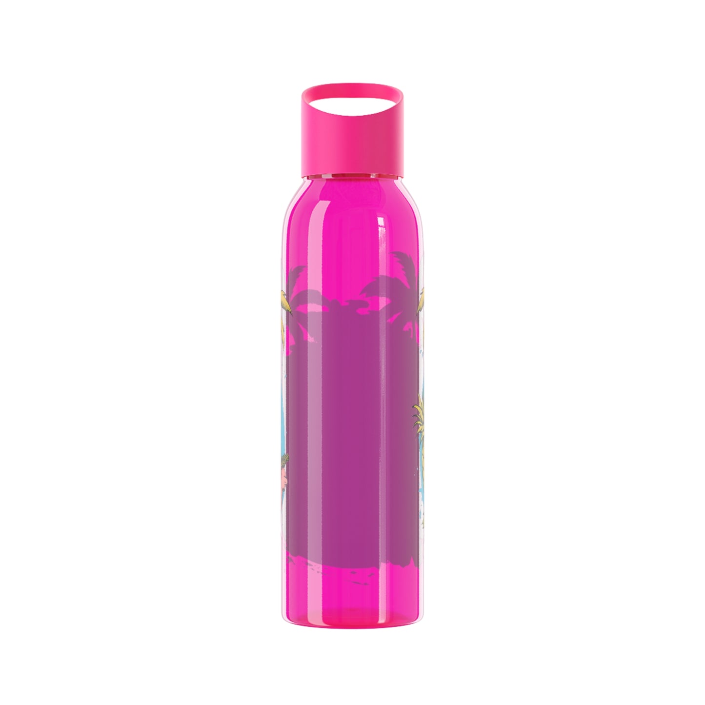 Easy Living Co       and the Living is Easy Tropical Reusable Water Bottle | Beach & Summer Sports Bottle