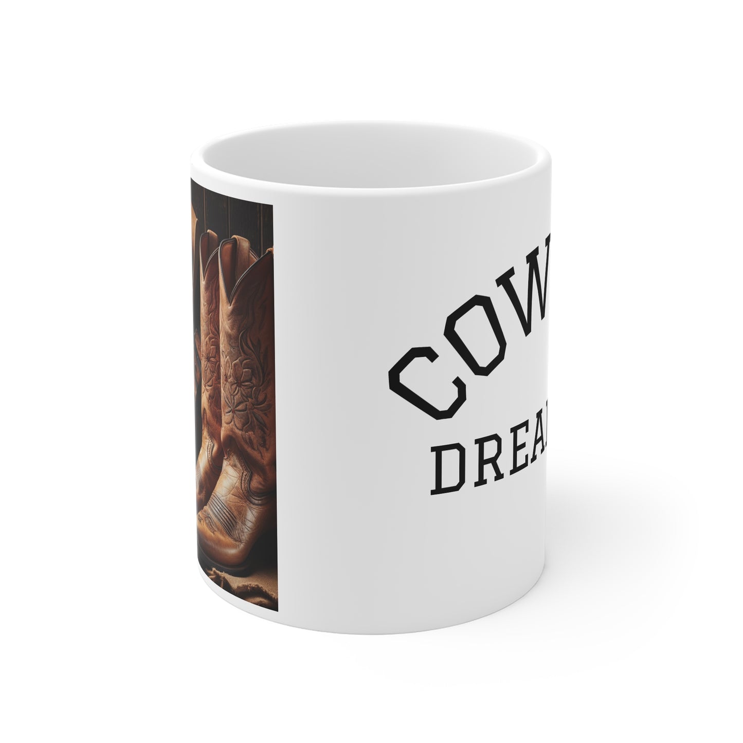 Rustic Cowboy  Dreaming Coffee/Tea Mug | Western Vibe | Unique Gift for hot drinks Lovers, Home Décor, Country Kitchen, Birthday Gift, Rodeo