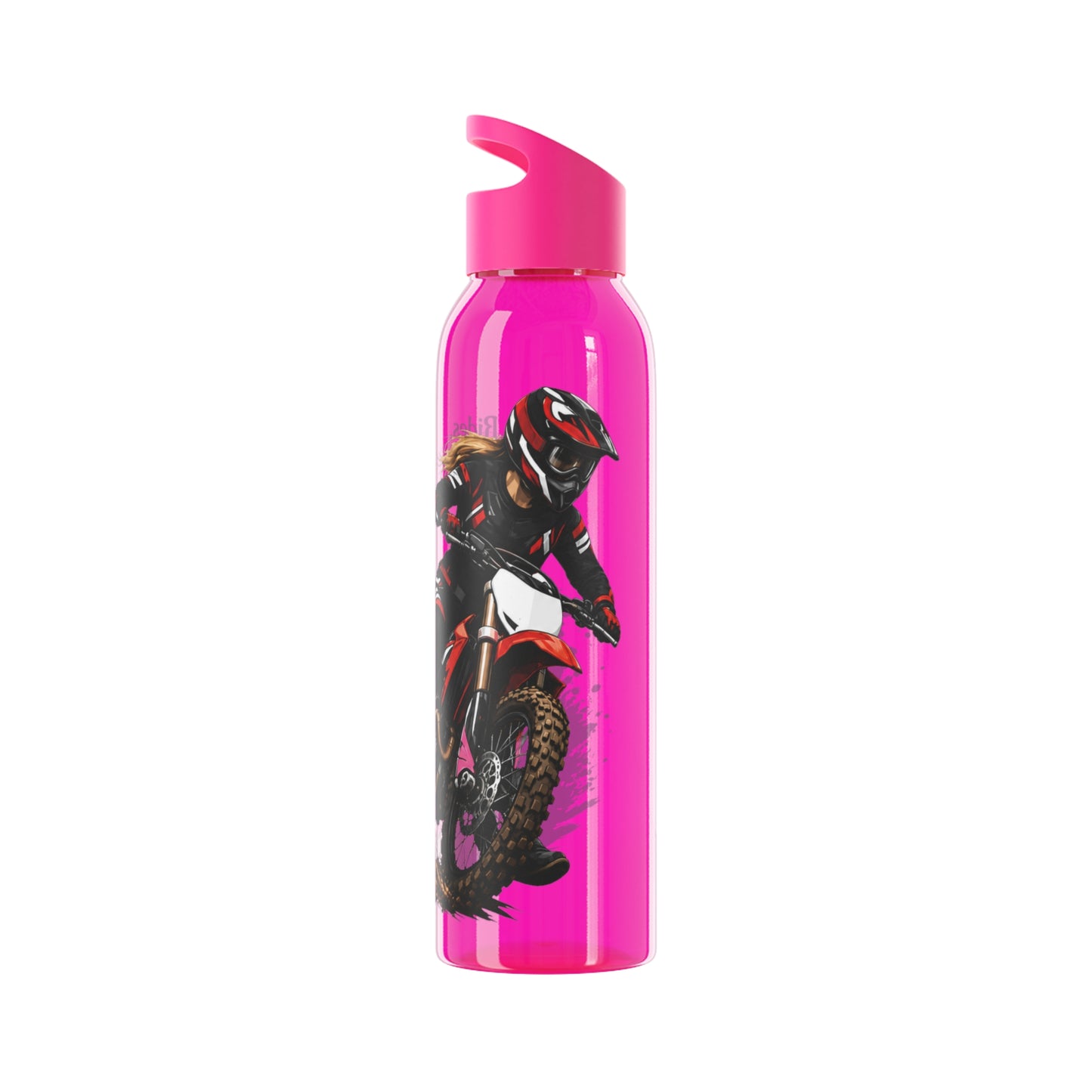She Rides She Rules Motocross Water Bottle