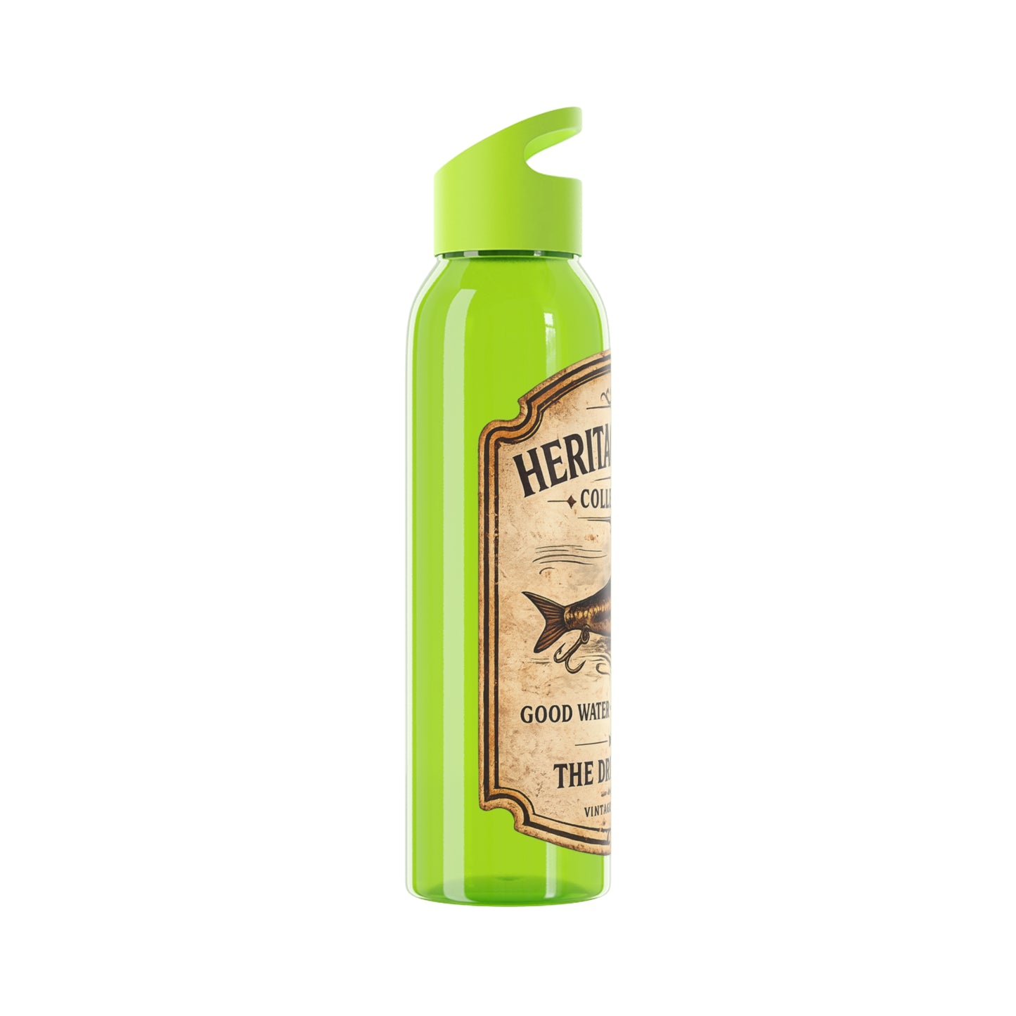 Heritage Lure Collection Water Bottle | Fishing Sports Bottle | The Driftline Company