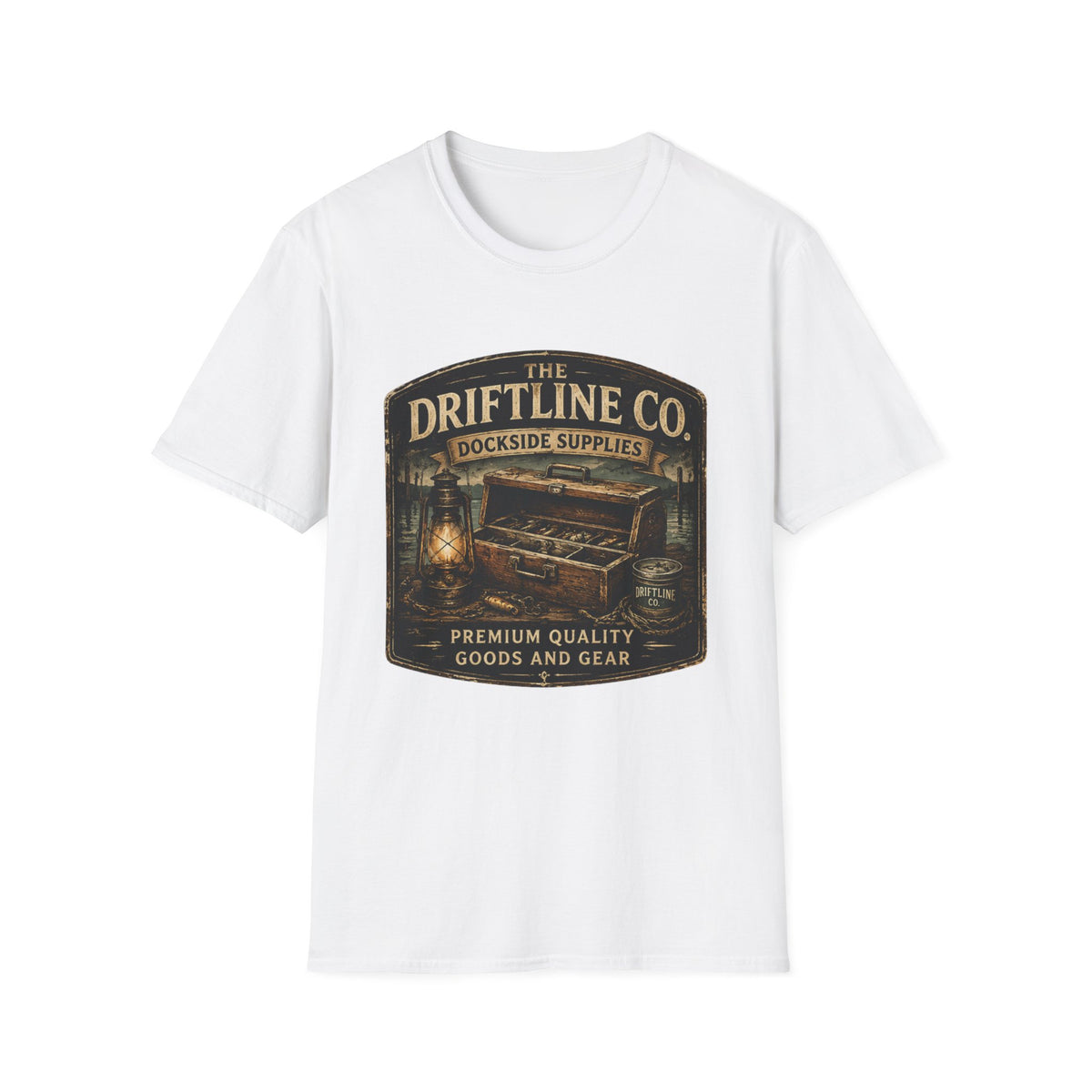 The Driftline Company – Dockside Supplies Indigo Blue T-Shirt