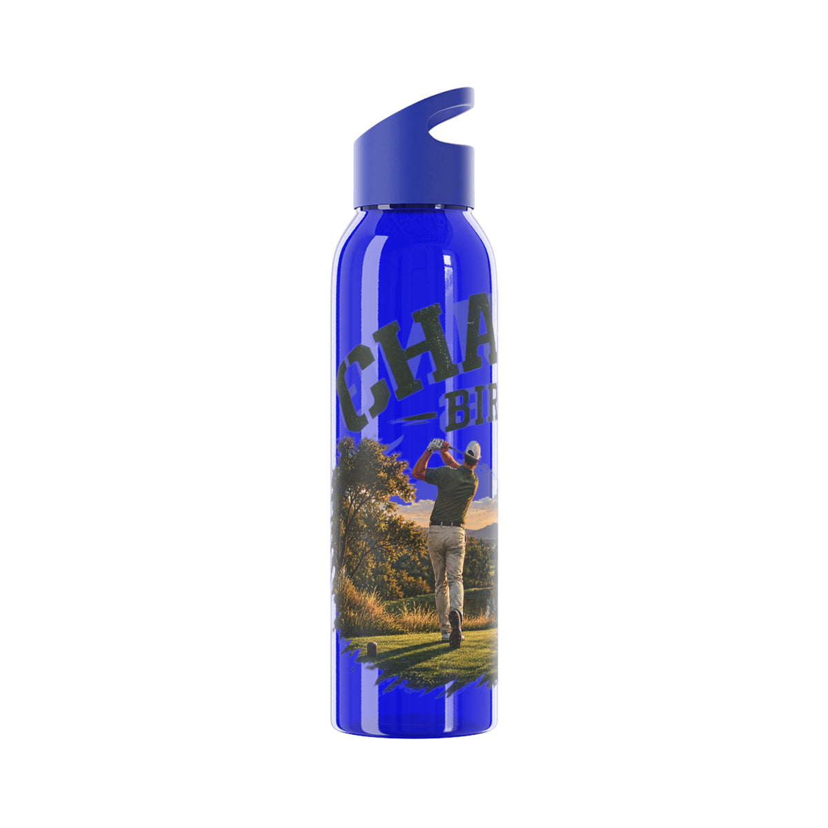 Chasing Birdies Golf Water Bottle – Full Wrap Golfer Design