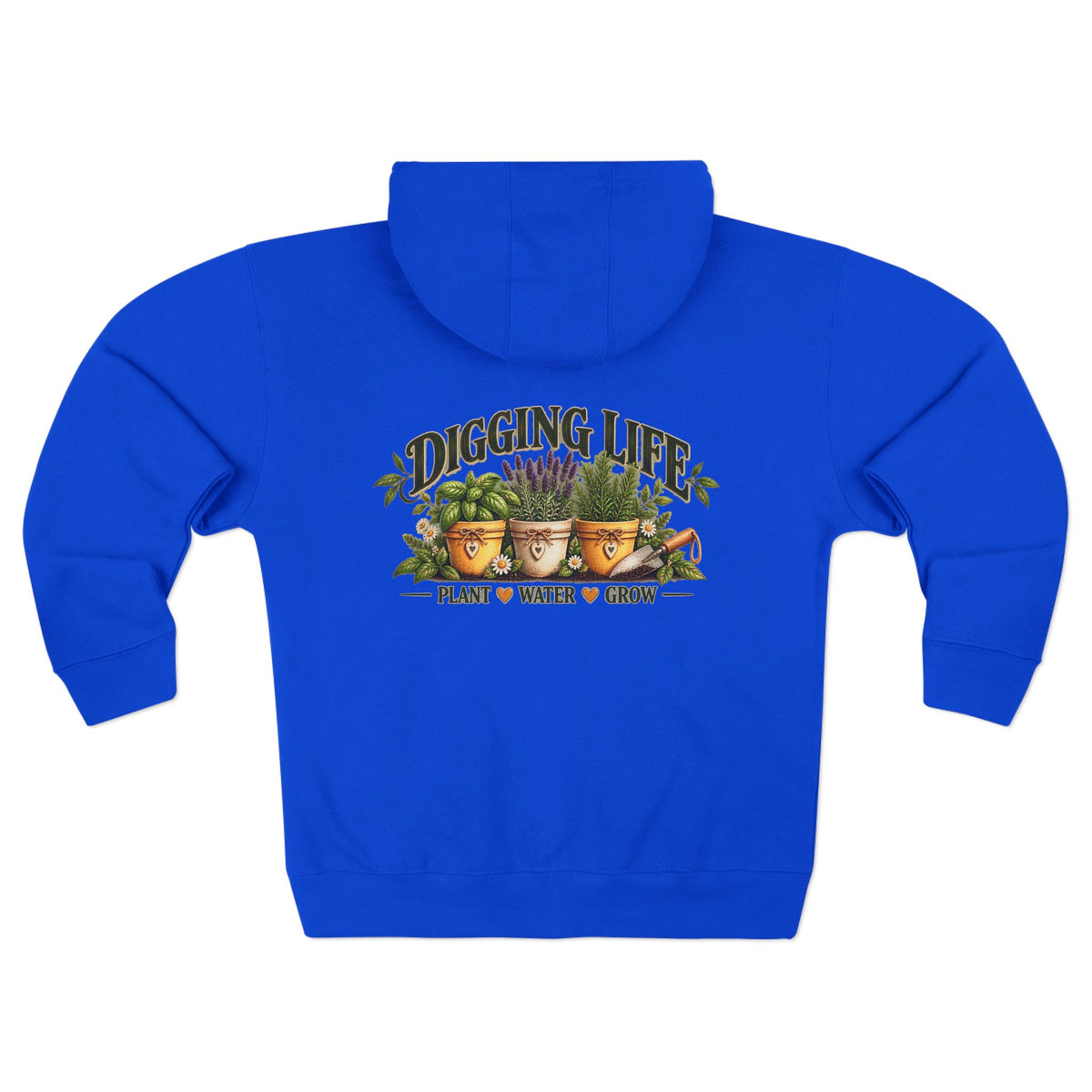 Digging Life Minimal Garden – Full Zip Hoodie