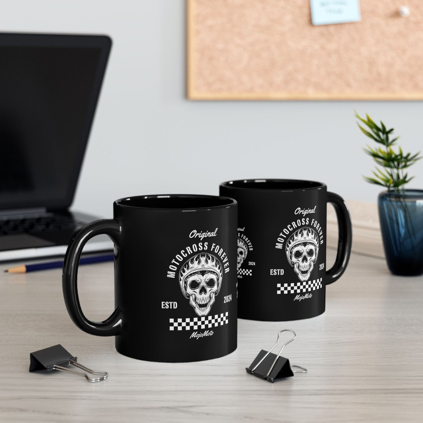 Motocross Forever Black Mug