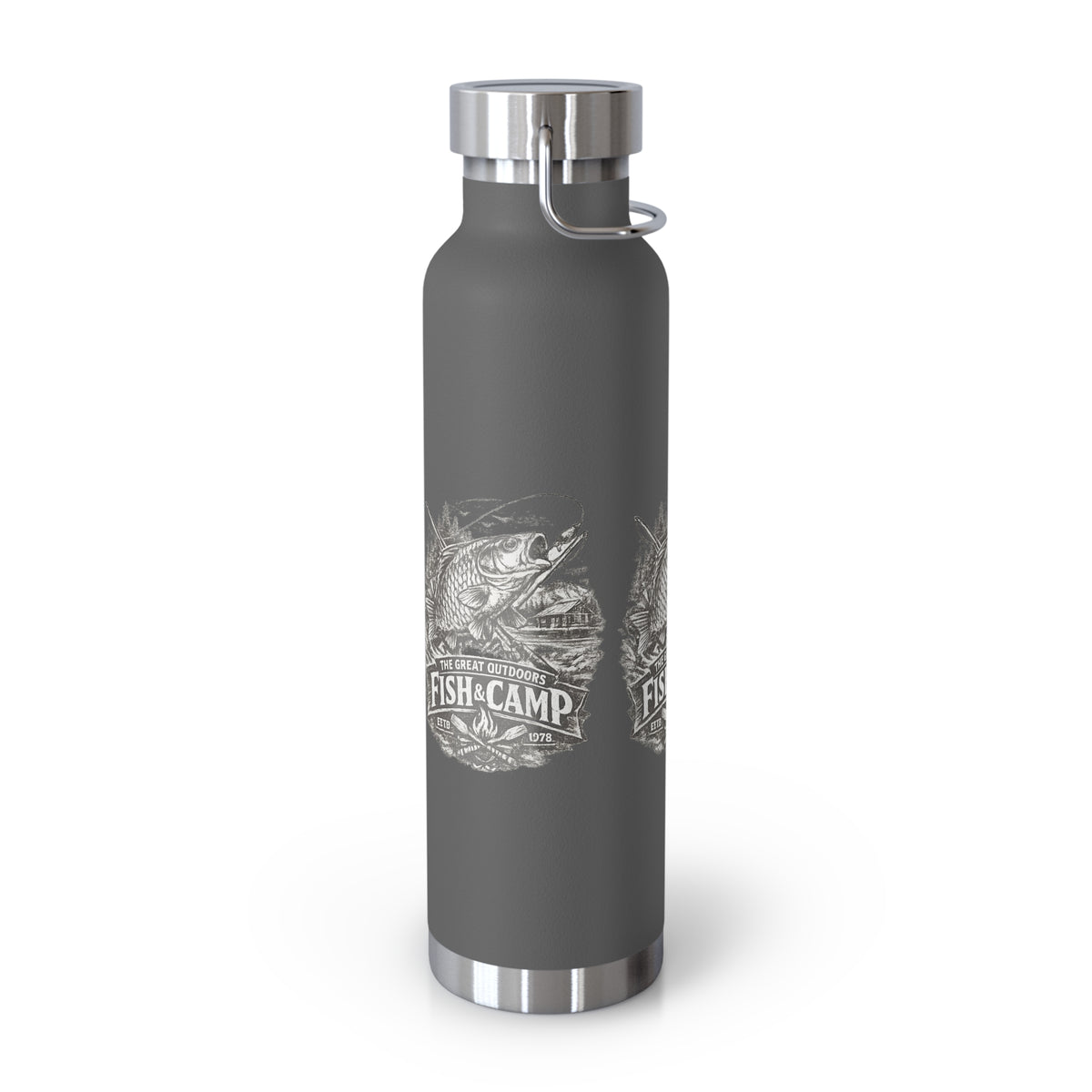 Fish & Camp Insulated Flask – Great Outdoors Fishing Flask