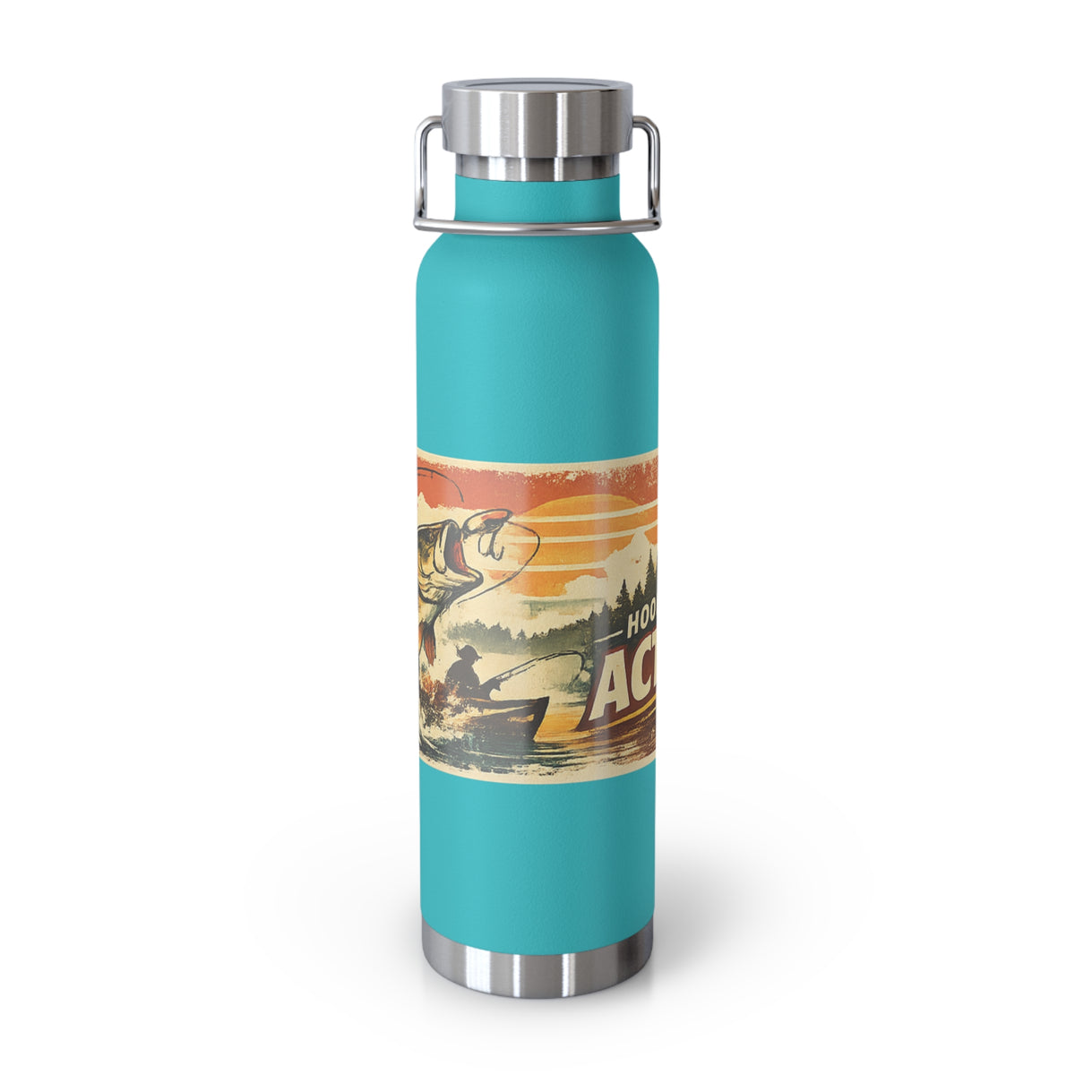 Hooked on Action Insulated Flask – Retro Fishing Flask