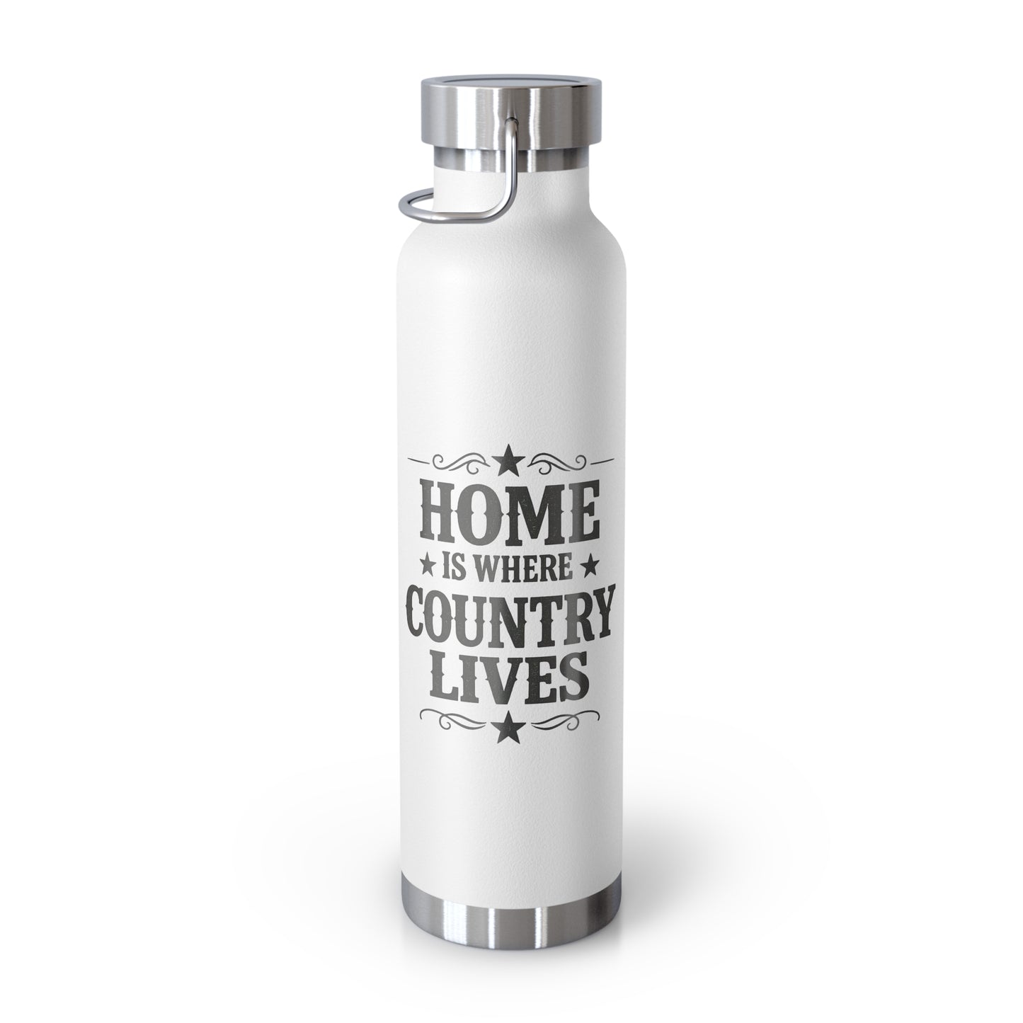Home Is Where Country Lives Insulated Flask – 22oz Country Water Bottle