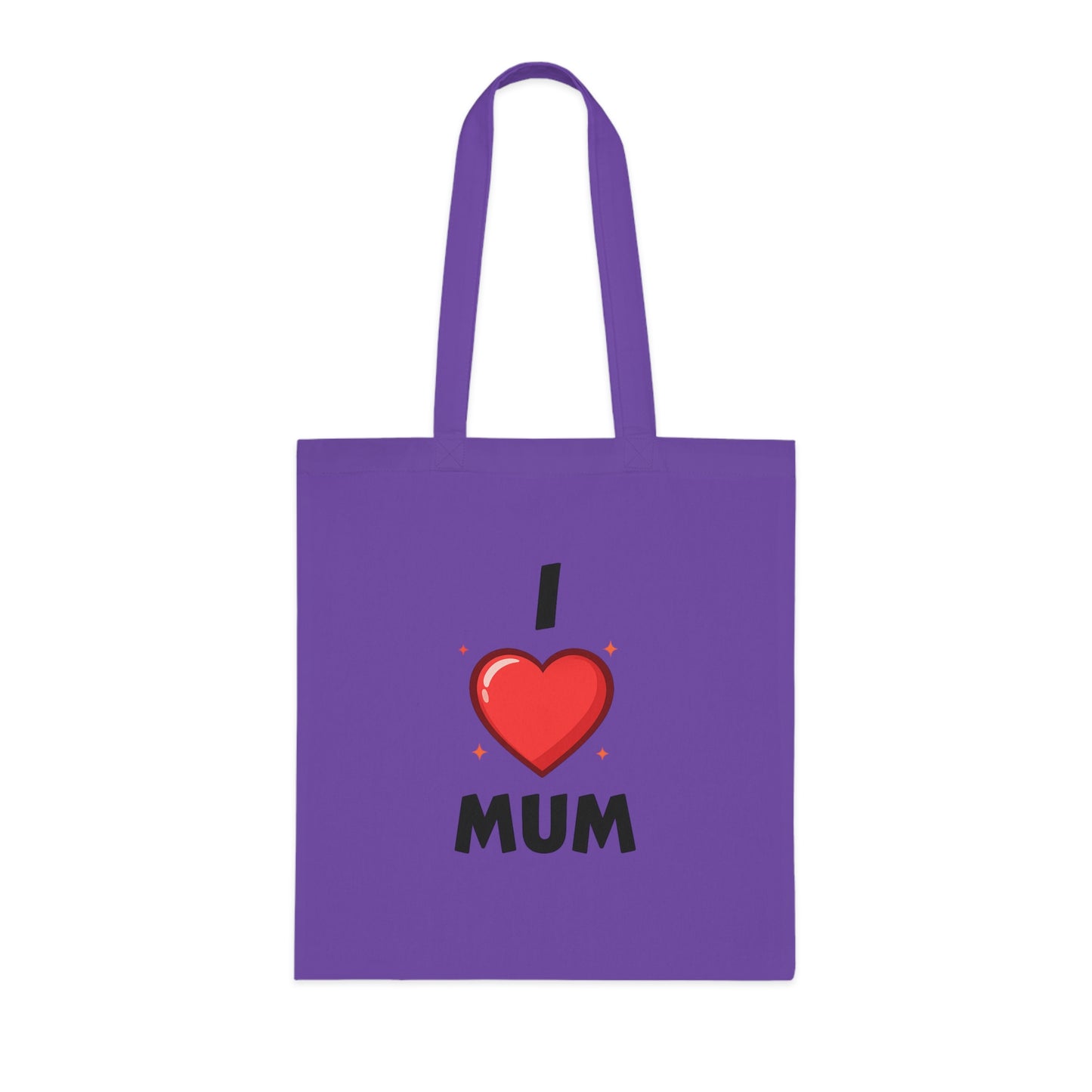 I Love Mum Tote Bag | Reusable Canvas Shopping Bag | Gift for Mum | Mother's Day Gift | Everyday Tote | Gifts & Lifestyle