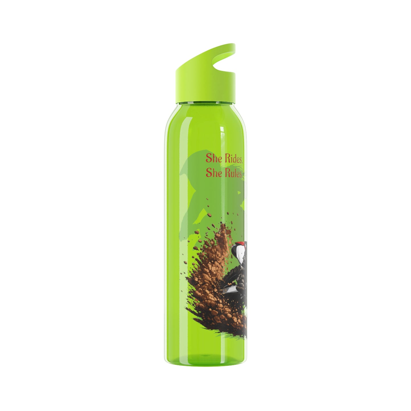 She Rides She Rules Motocross Water Bottle