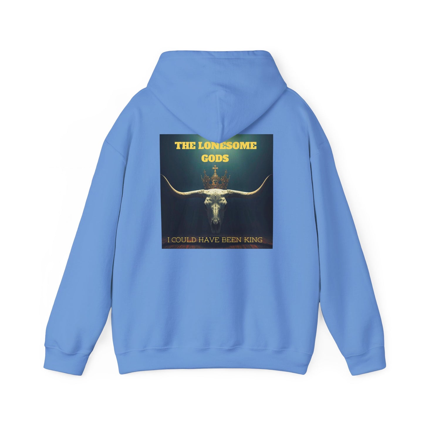 Sweat à capuche graphique Lonesome Gods - Sweat-shirt unisexe en tissu épais avec motifs des deux côtés