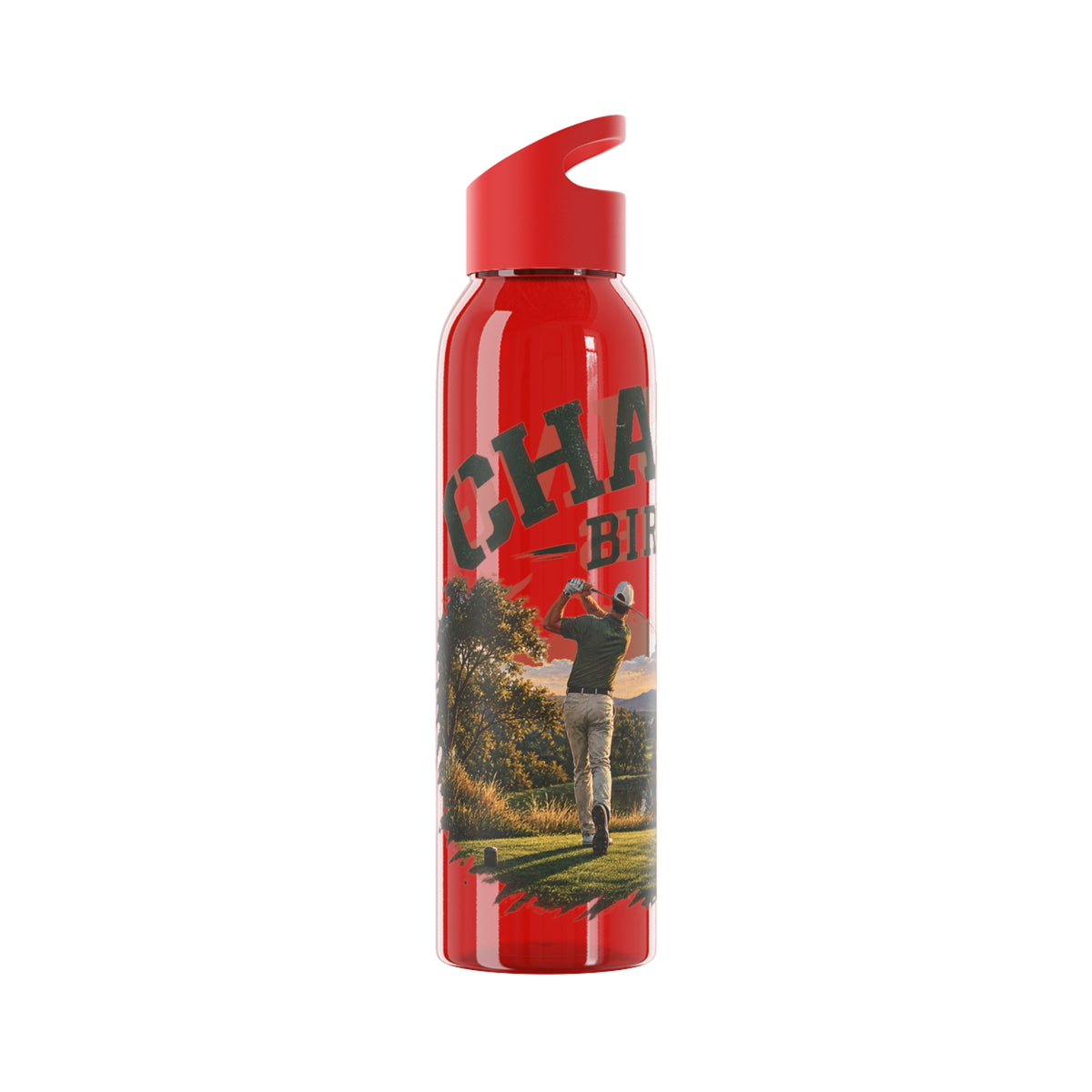 Chasing Birdies Golf Water Bottle – Full Wrap Golfer Design