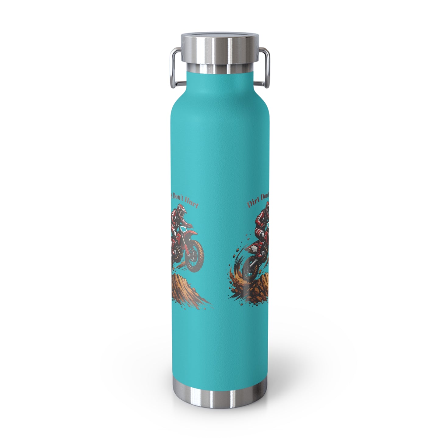 Dirt Don’t Hurt Moto Water Bottle — 22oz Insulated Stainless Steel