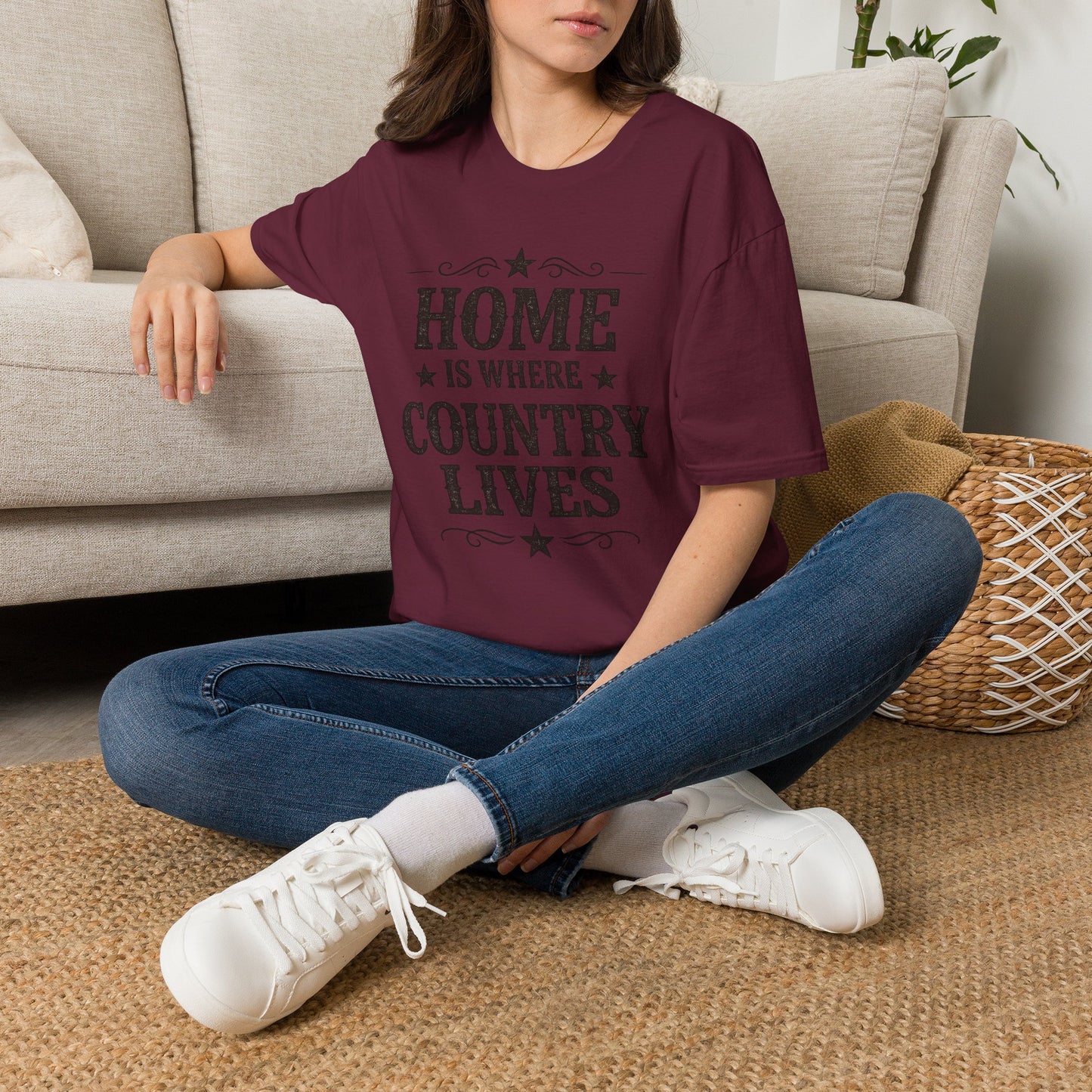 Home Is Where Country Lives T-Shirt – Country Style Tee