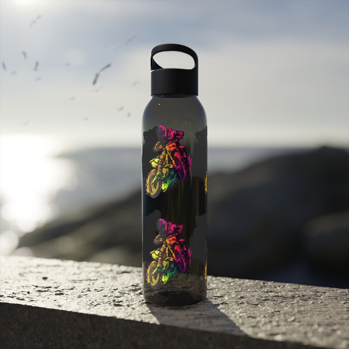 Moto Dirt Bike Water Bottle