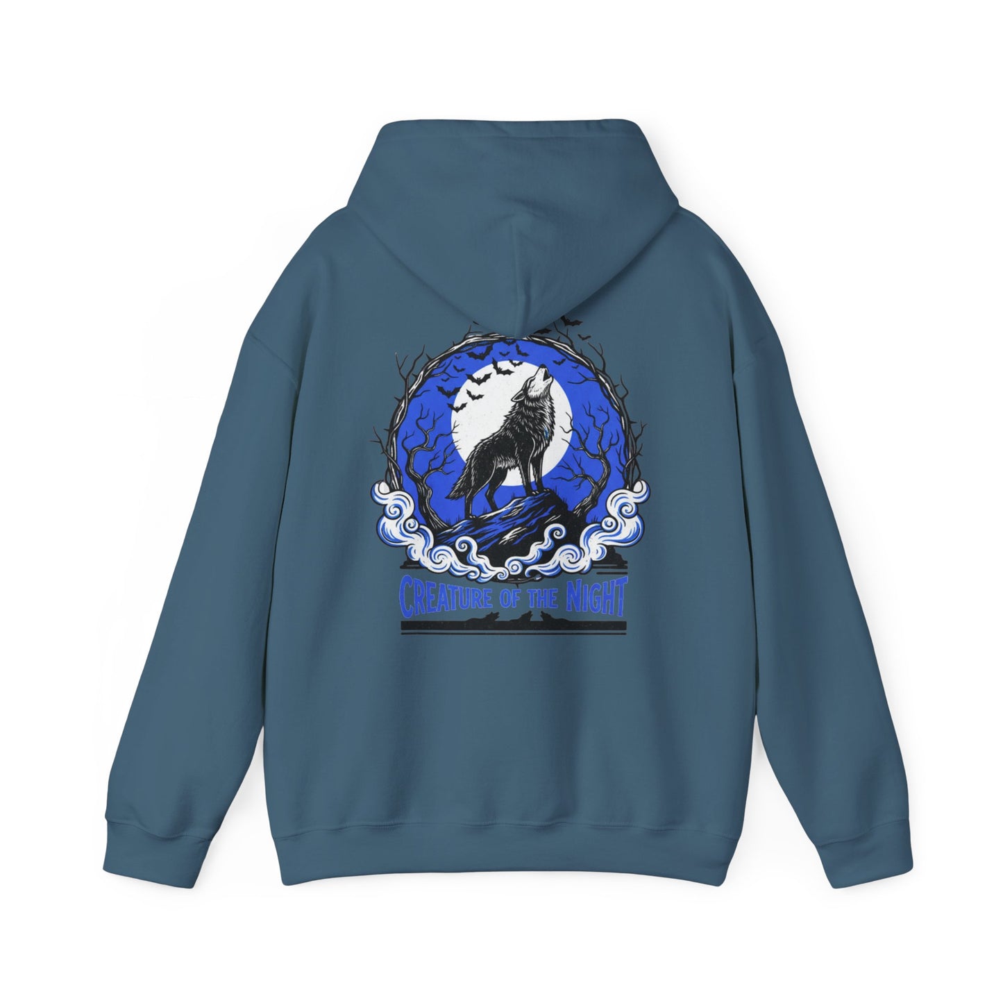 Creature of the Night Werewolf Hoodie – Halloween Back Print Hoodie