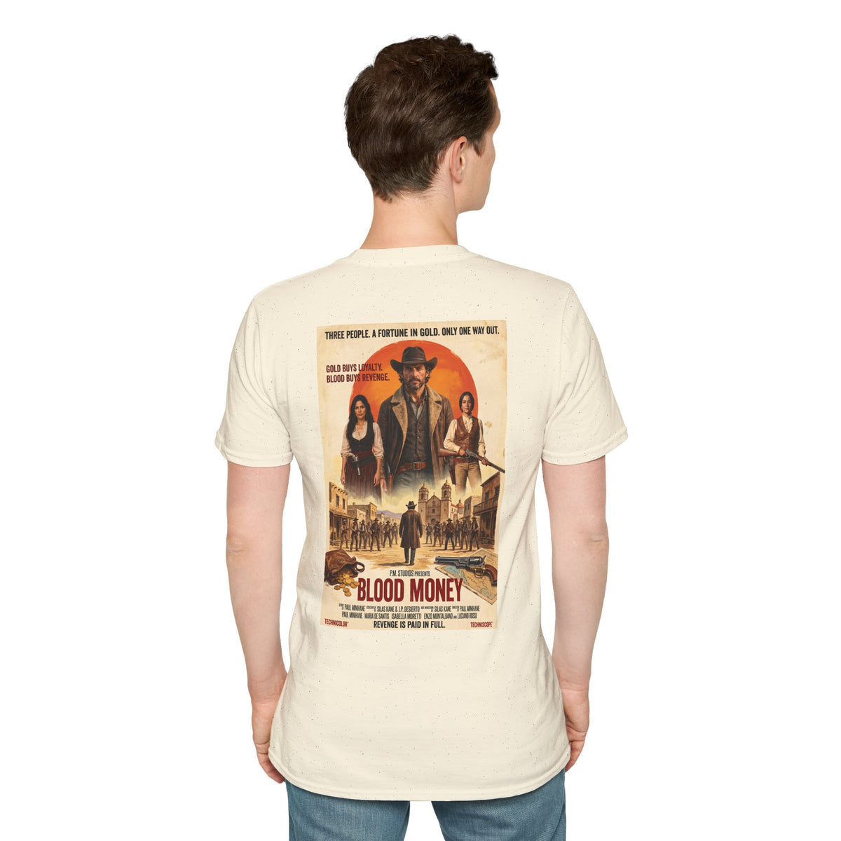PM Pictures Blood Money T-Shirt – English Edition
