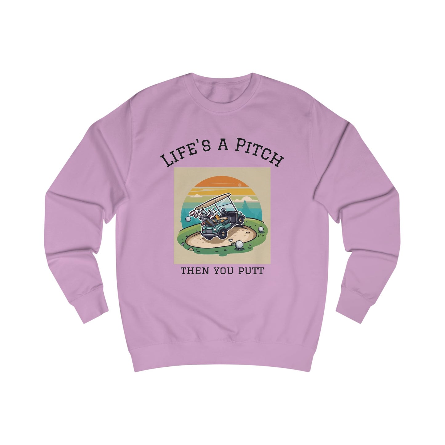 Golfing Life's a Pitch Unisex Swearshirt  - Perfect Gift for Golf Lovers, Comfortable Casual Wear, Great for Celebrations and Everyday Use