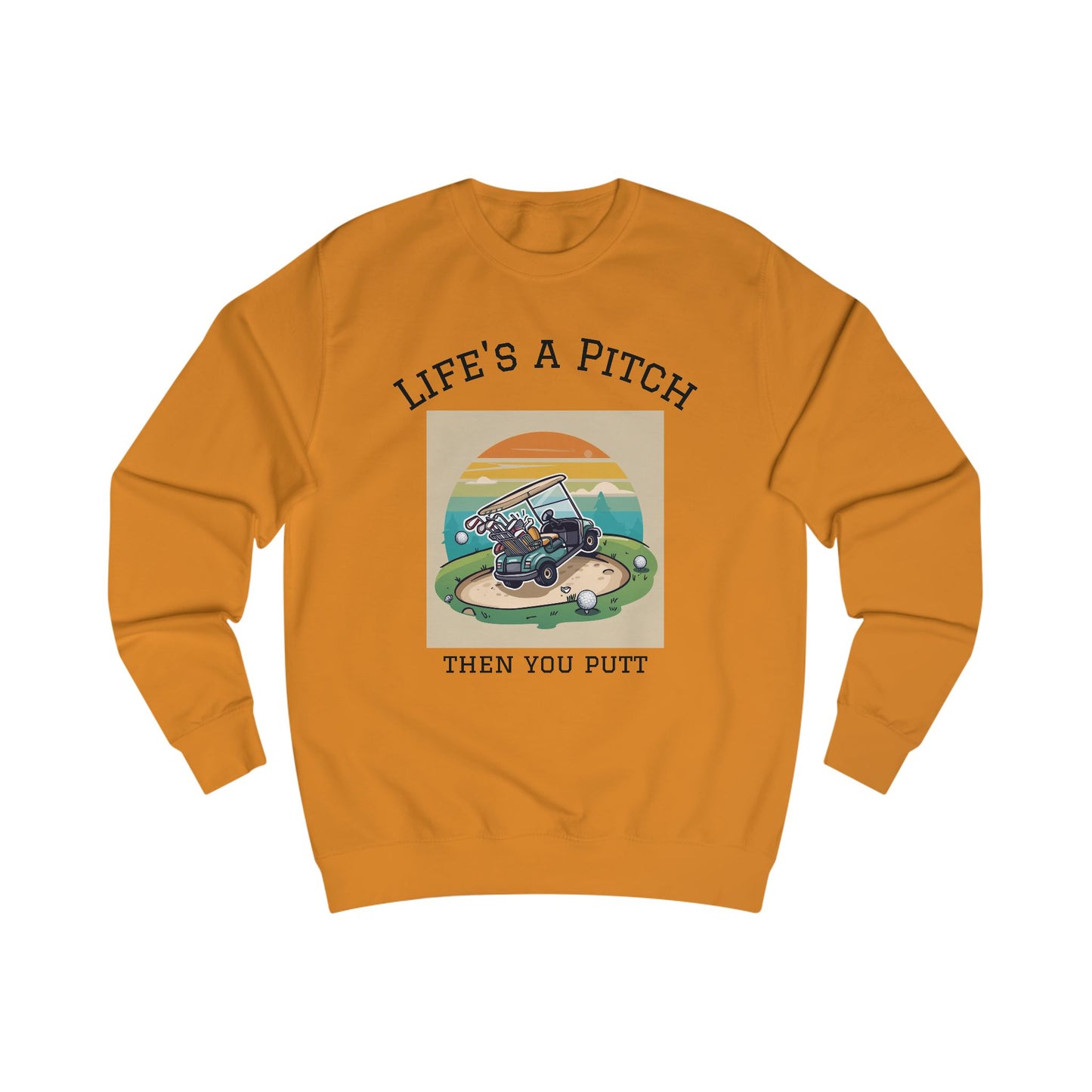 Golfing Life's a Pitch Unisex Swearshirt  - Perfect Gift for Golf Lovers, Comfortable Casual Wear, Great for Celebrations and Everyday Use