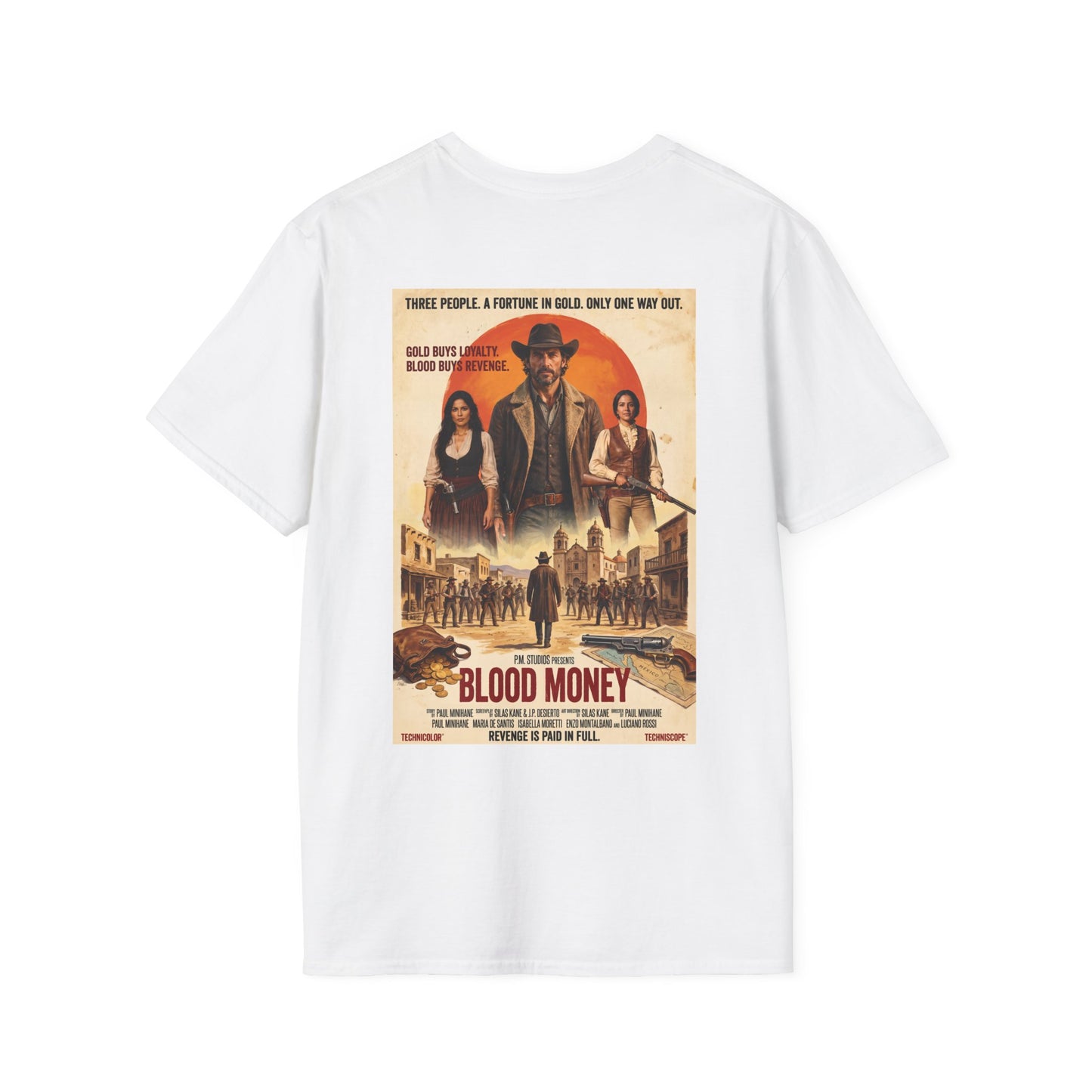 PM Pictures Blood Money T-Shirt – English Edition