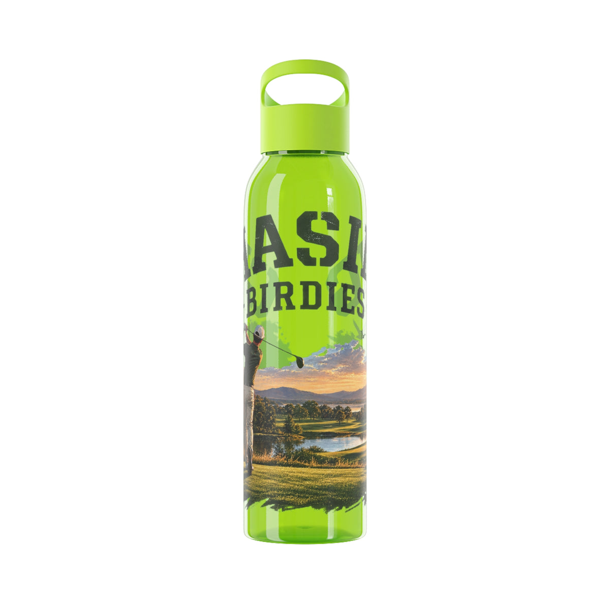 Chasing Birdies Golf Water Bottle – Full Wrap Golfer Design