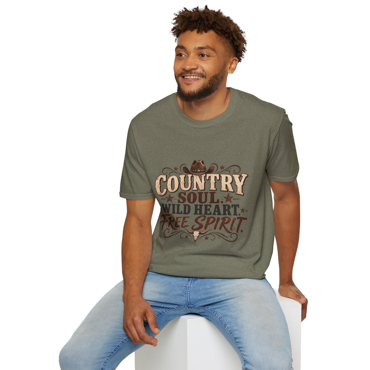 Country Soul Wild Heart Free Spirit T-Shirt – Western Country Tee