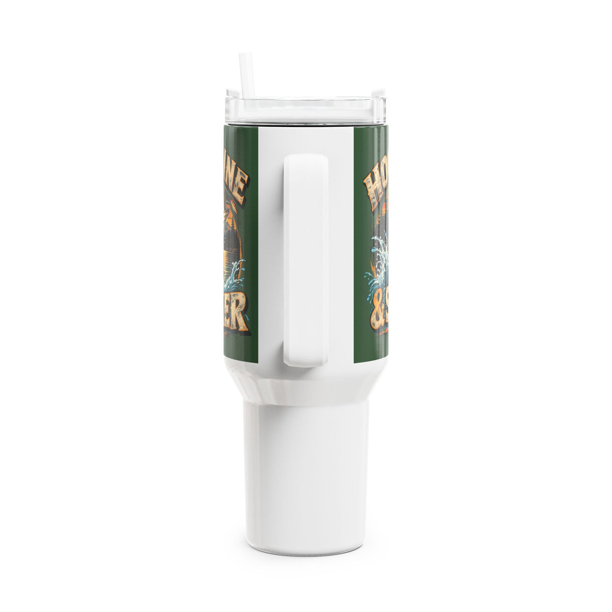 Hook, Line & Sinker 40oz Tumbler – Vintage Fishing Tumbler