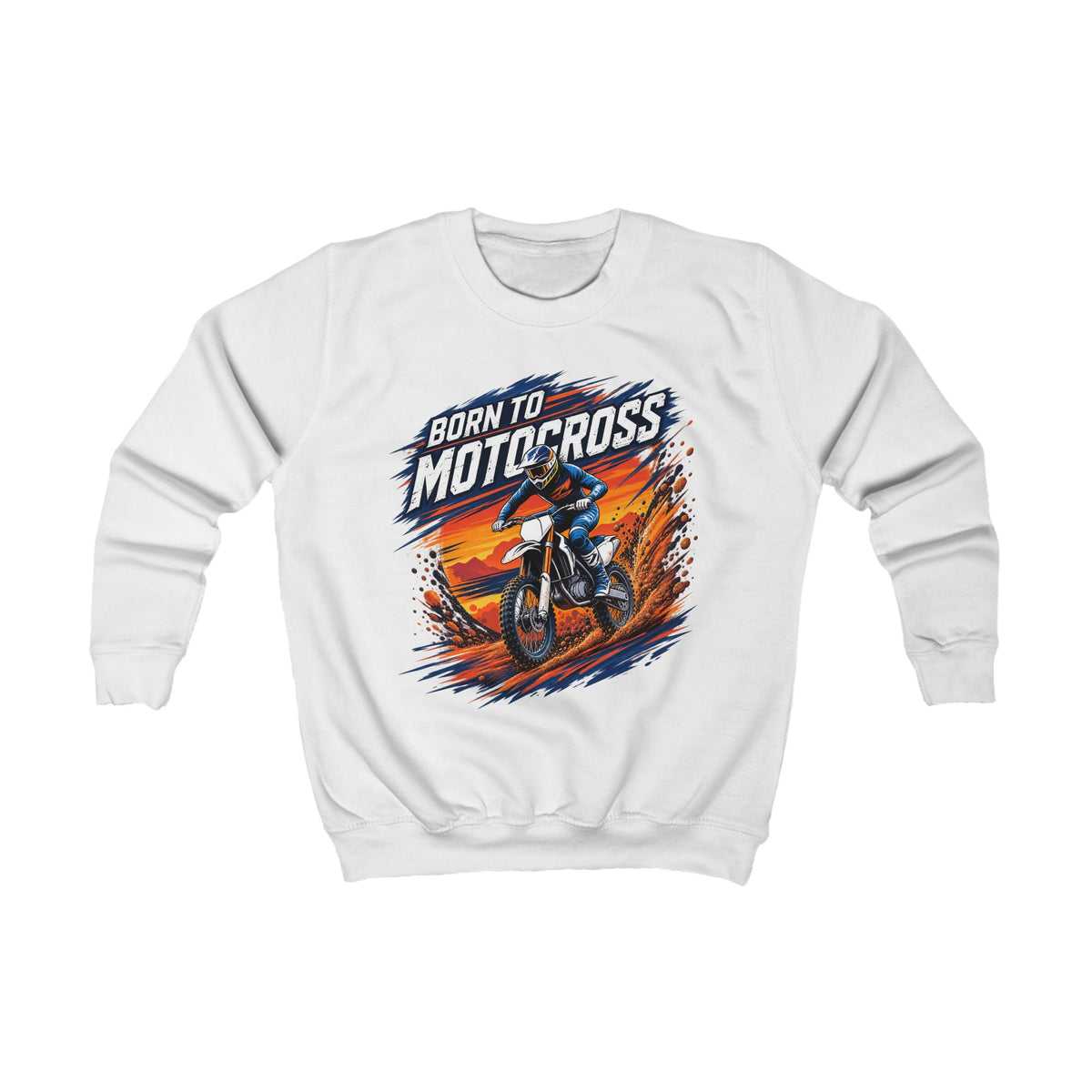 Born to Motocross Youth Sweatshirt – Kids Dirt Bike Jumper