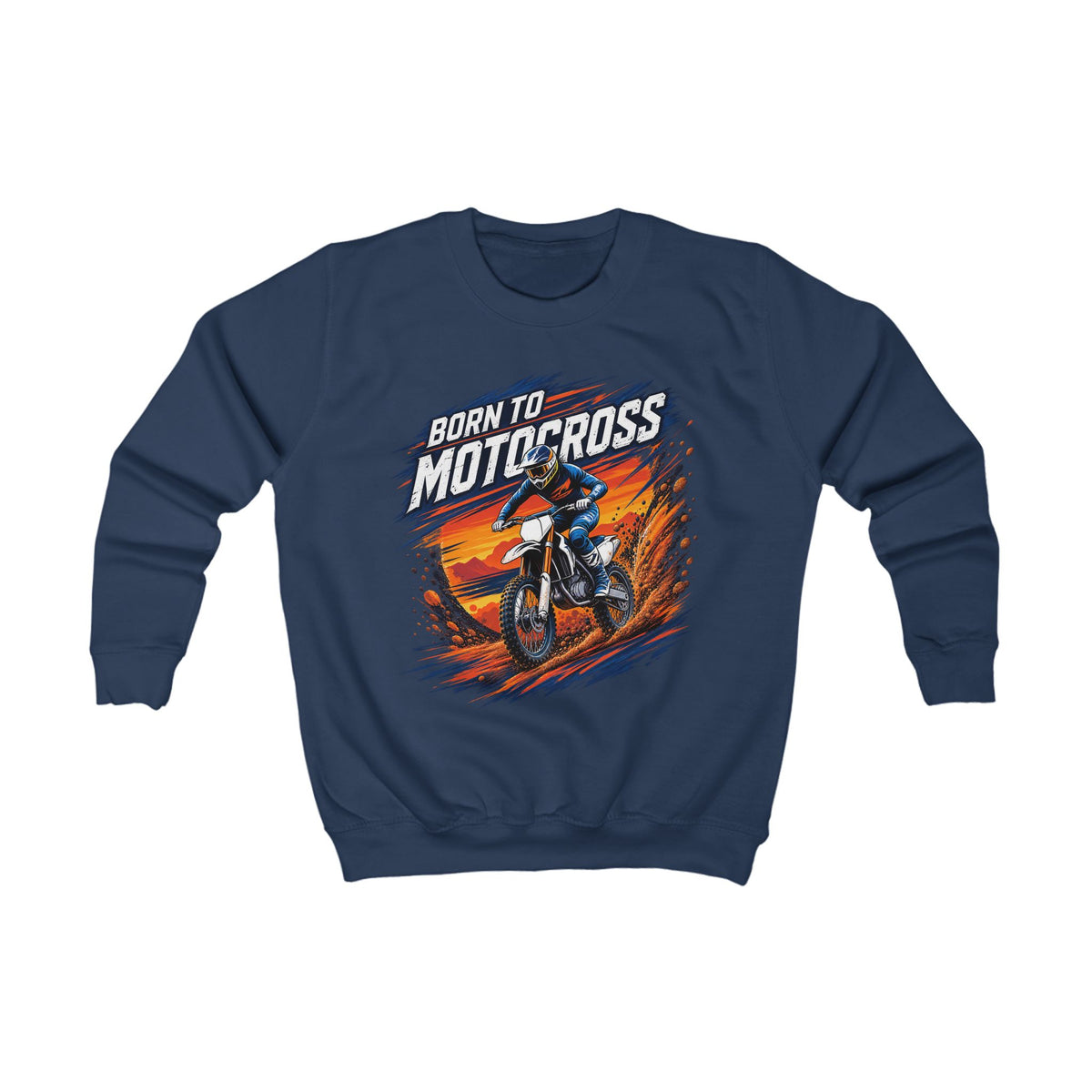 Born to Motocross Youth Sweatshirt – Kids Dirt Bike Jumper