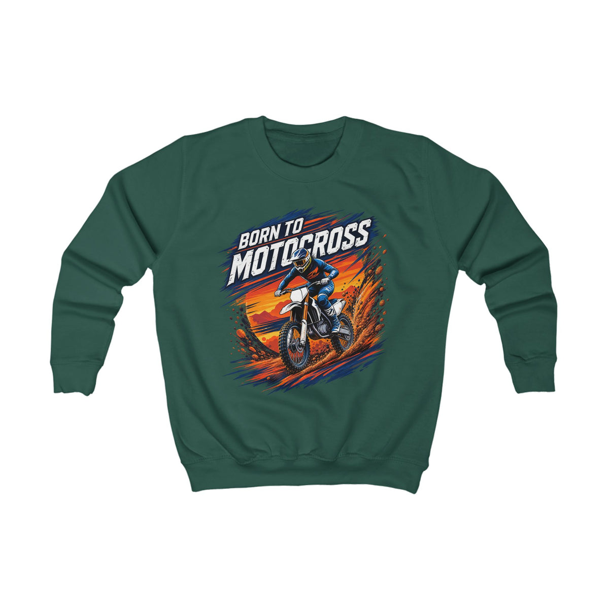 Born to Motocross Youth Sweatshirt – Kids Dirt Bike Jumper