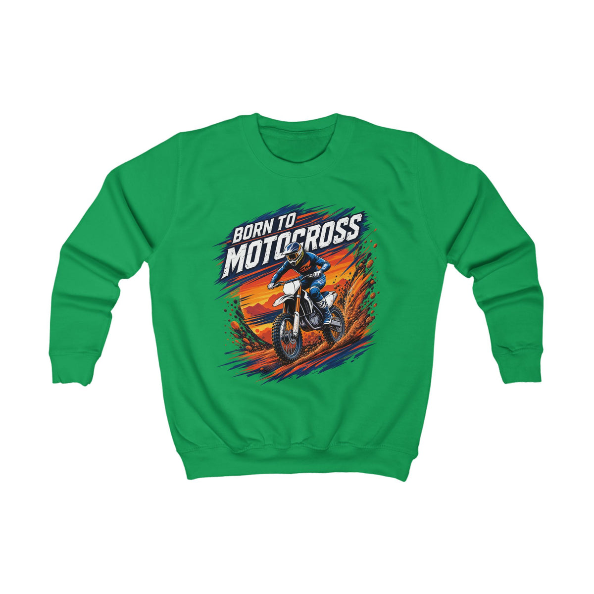 Born to Motocross Youth Sweatshirt – Kids Dirt Bike Jumper