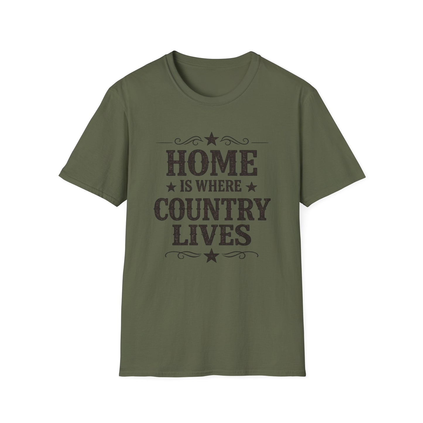 Home Is Where Country Lives T-Shirt – Country Style Tee