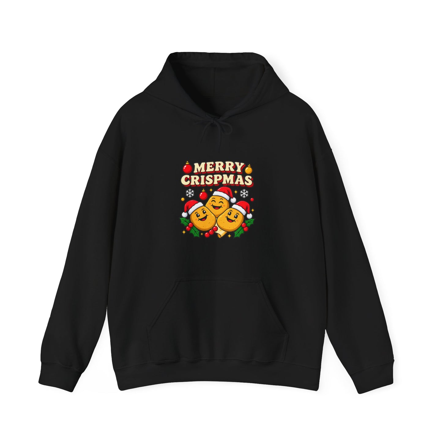 Merry Crispmas Christmas Hoodie – Cosy Unisex Festive Hoodie