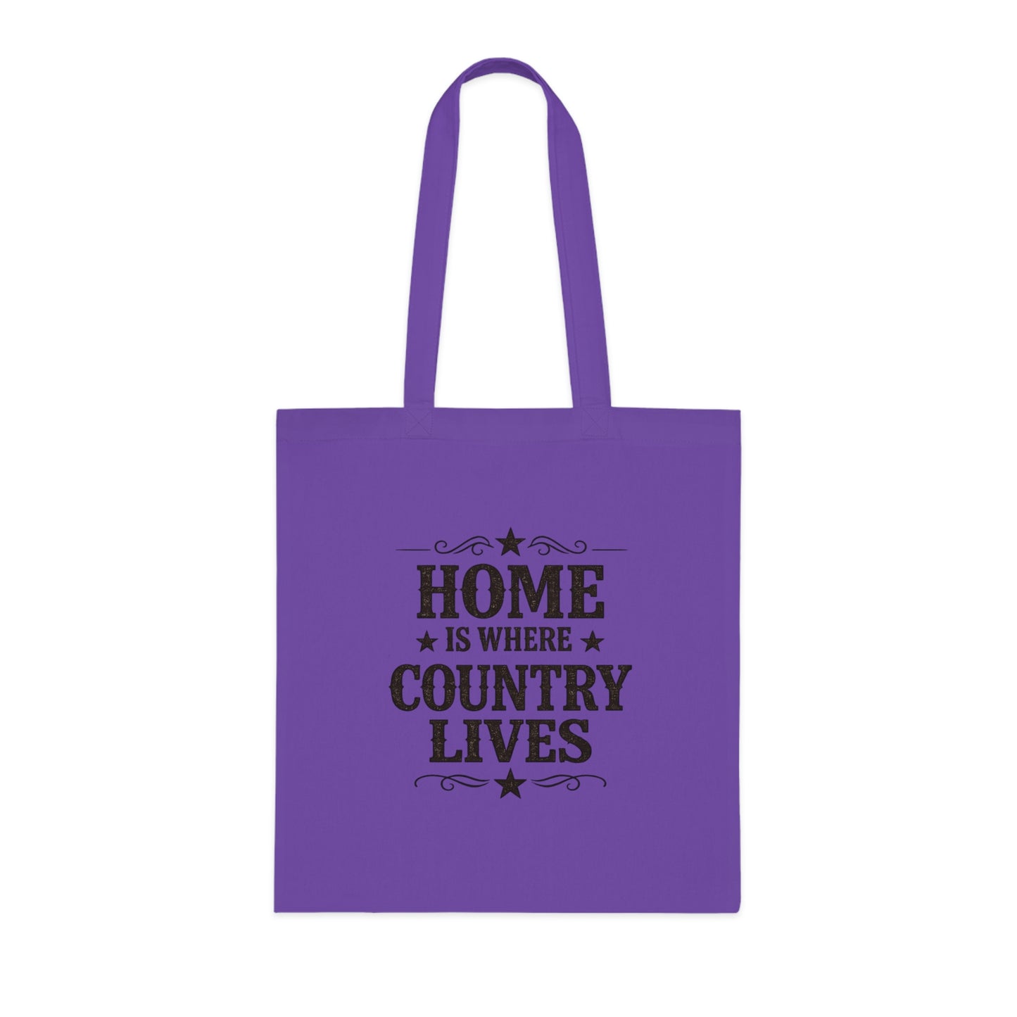Home Is Where Country Lives Tote Bag – Country Shopper Bag