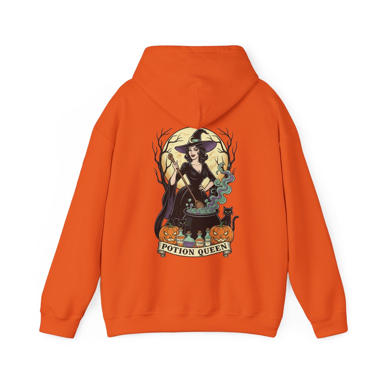 Potion Queen Hoodie Halloween Hexenkessel Grafik Sweatshirt