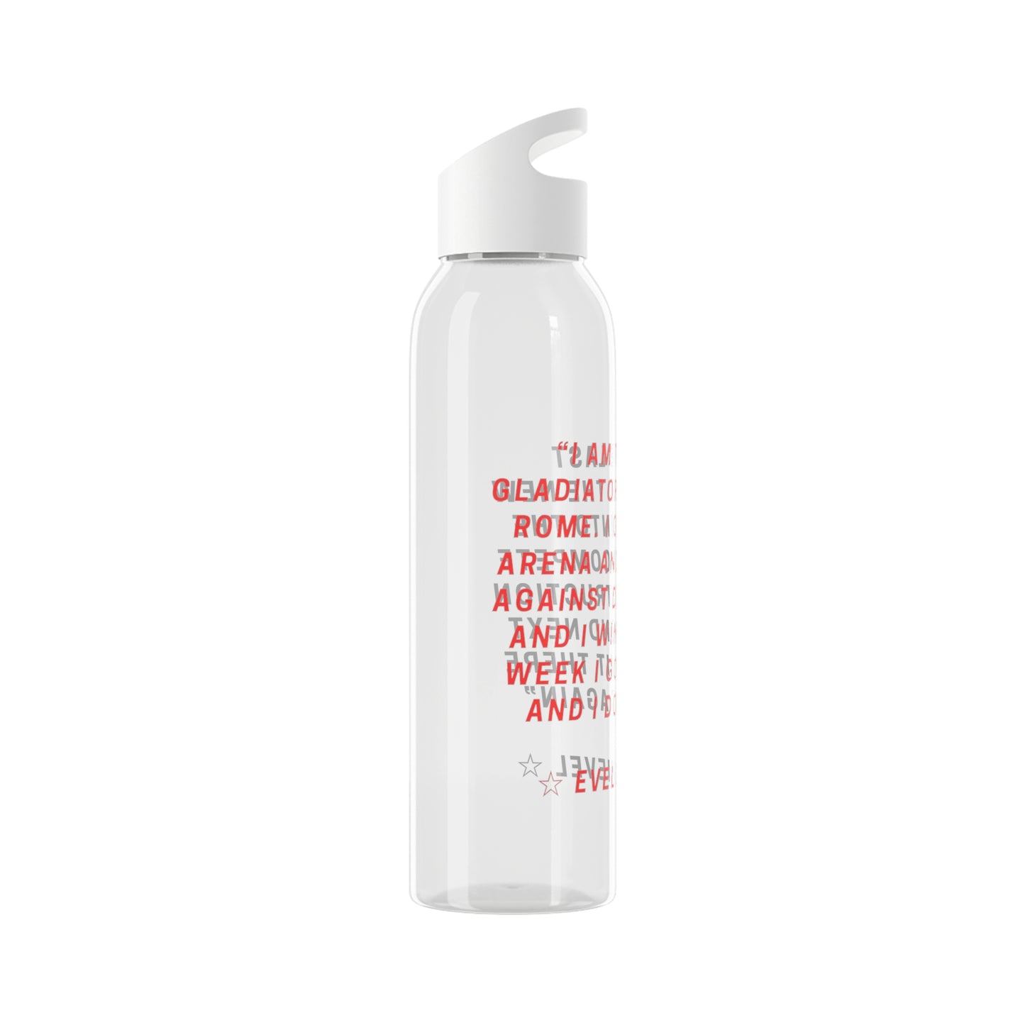 Evel Kneivel Legends Quote Water Bottle
