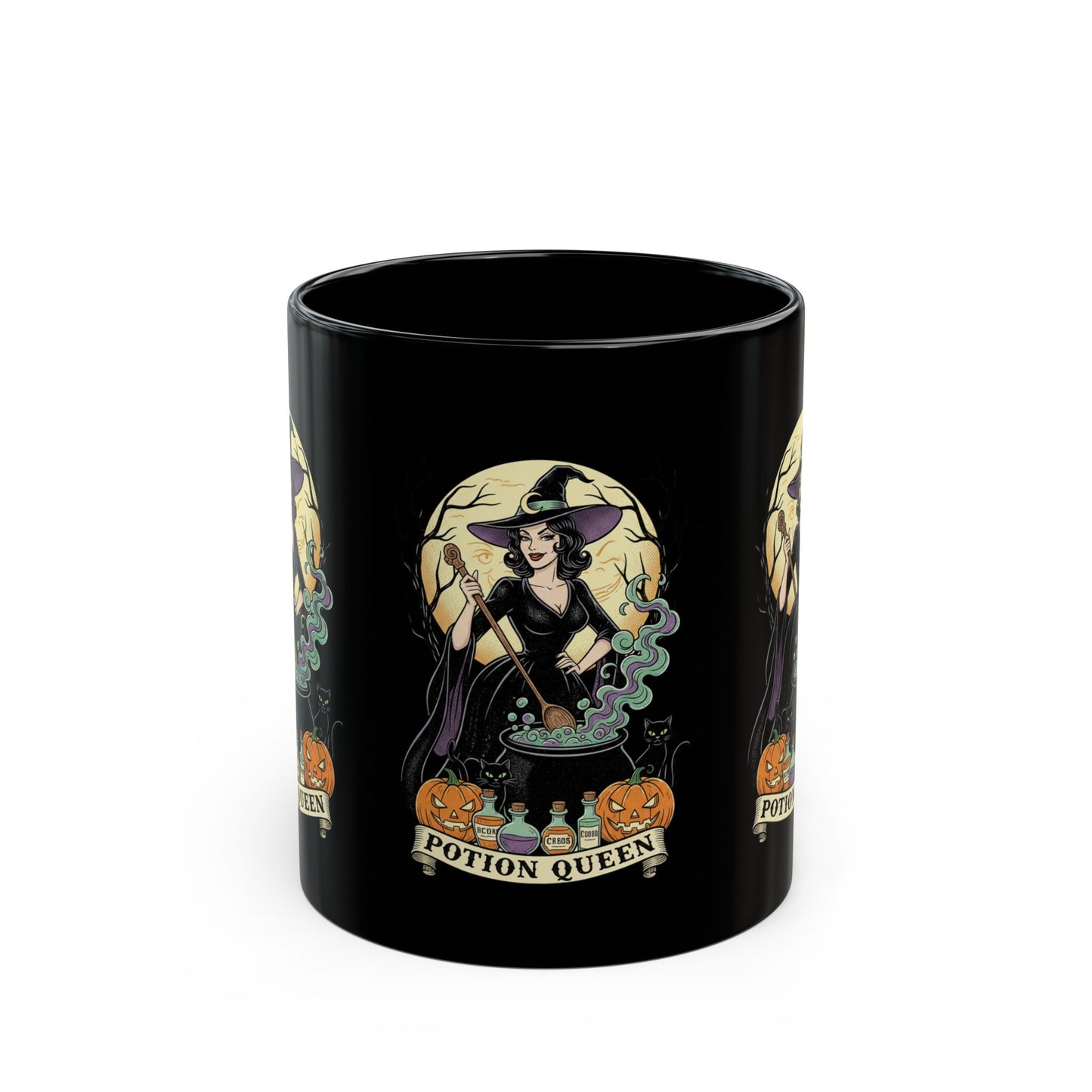Potion Queen Halloween Black Mug