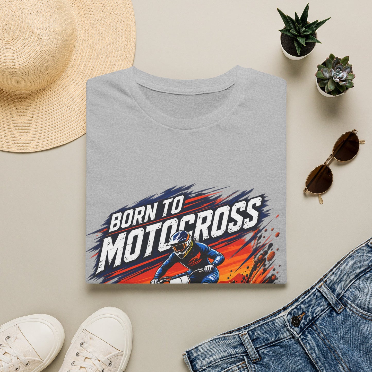 Born to Motocross Unisex Graphic Tee