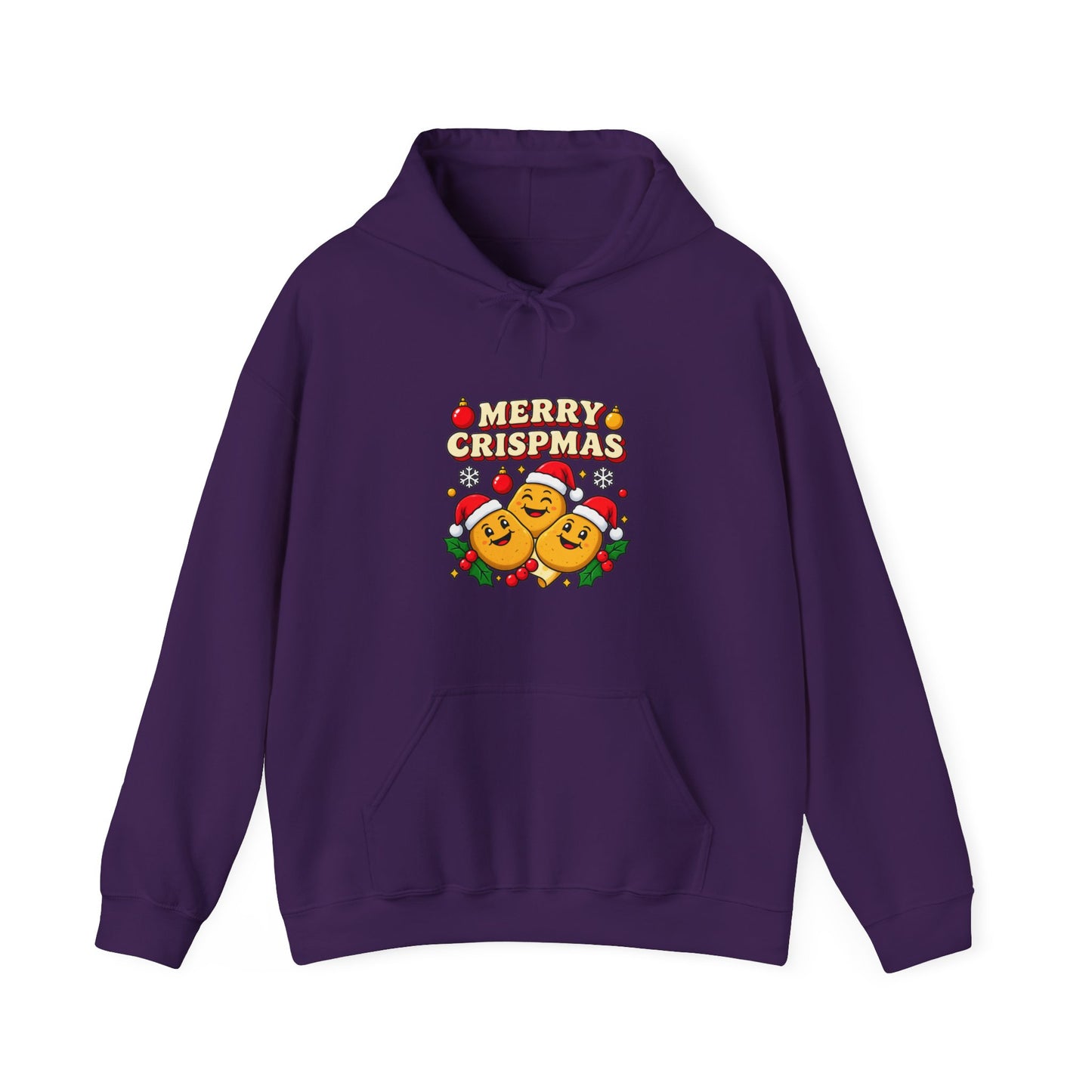 Merry Crispmas Christmas Hoodie – Cosy Unisex Festive Hoodie