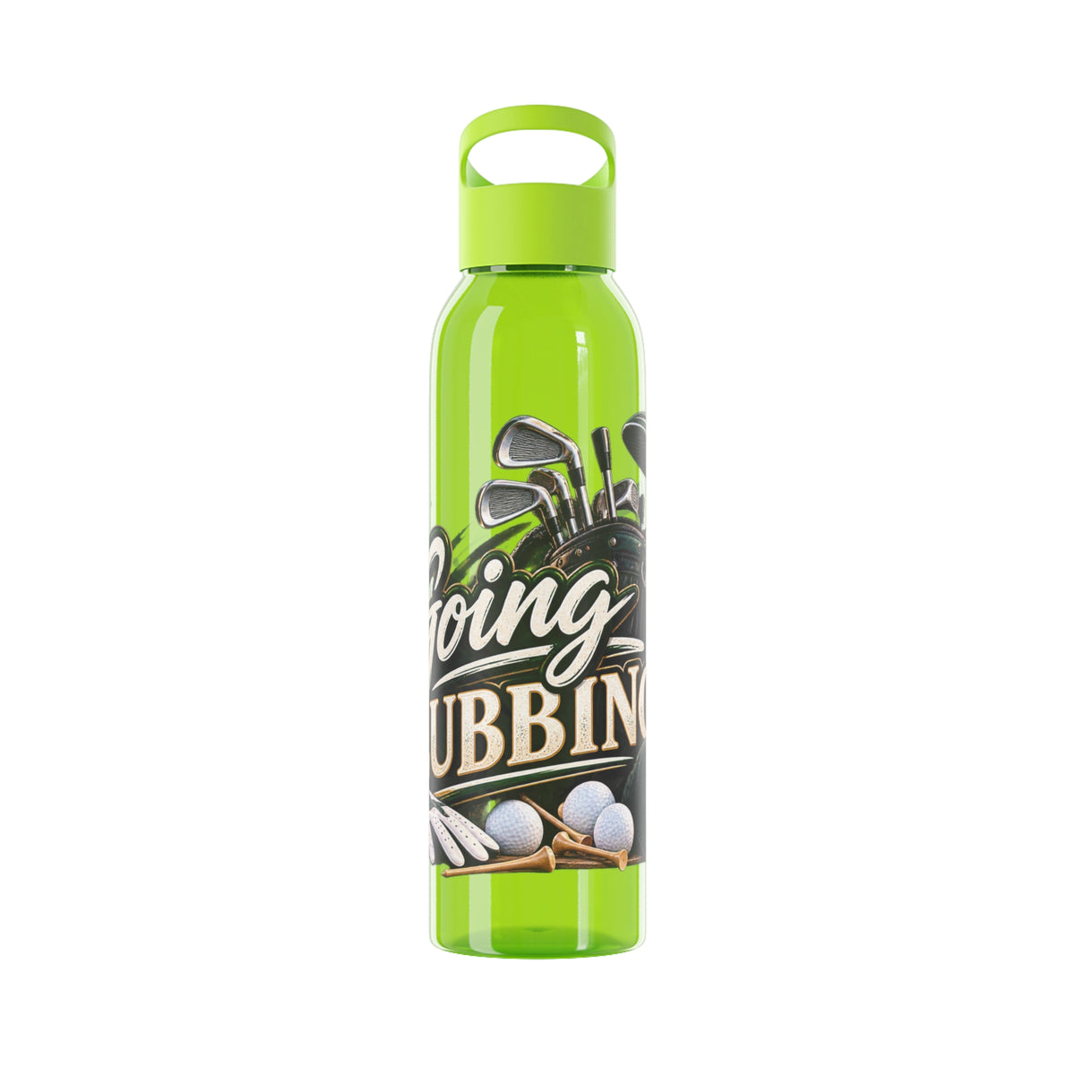 Going Clubbing Golf Water Bottle – Golfer Design