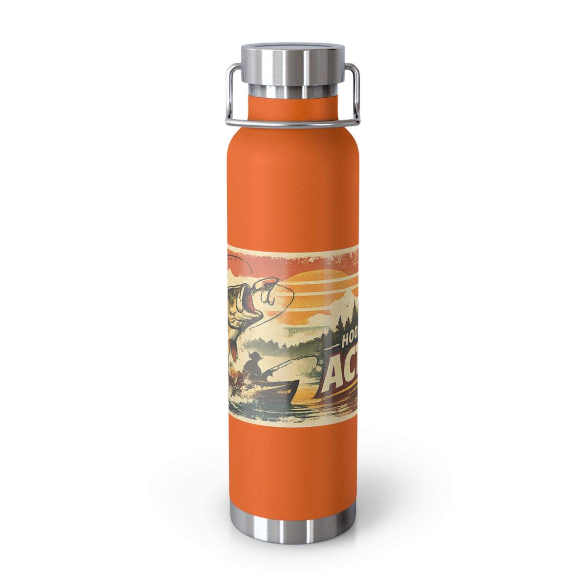 Hooked on Action Insulated Flask – Retro Fishing Flask